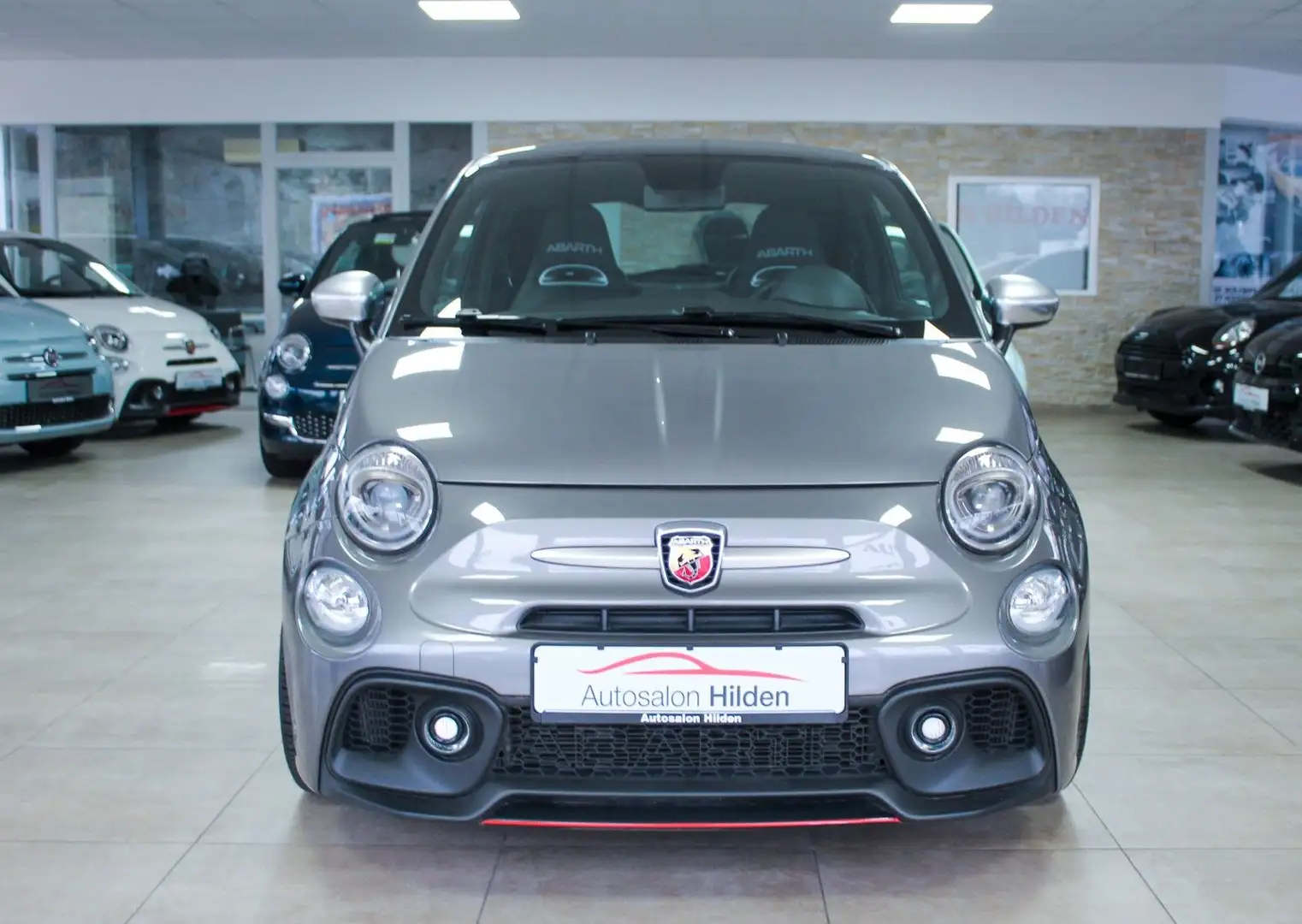 Abarth 595 Turismo Automatik Leder Grau - 2