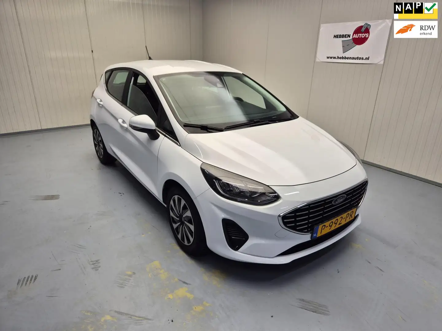 Ford Fiesta 1.0 EcoBoost Hybrid Titanium Navi Carplay Ecc Crui Weiß - 1