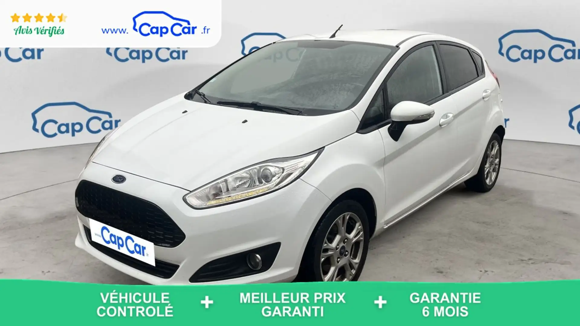 Ford Fiesta 1.5 TDCI 75 Ambiente Blanc - 1