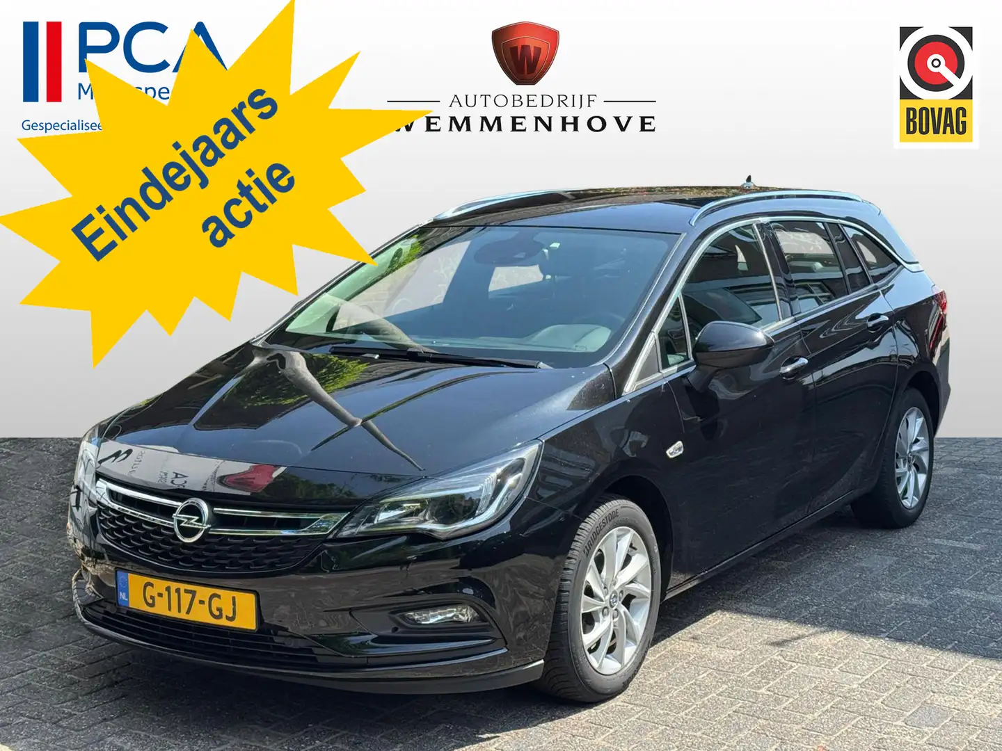 Opel Astra Sports Tourer 1.0 Turbo Business Executive Airco/E Negru - 1