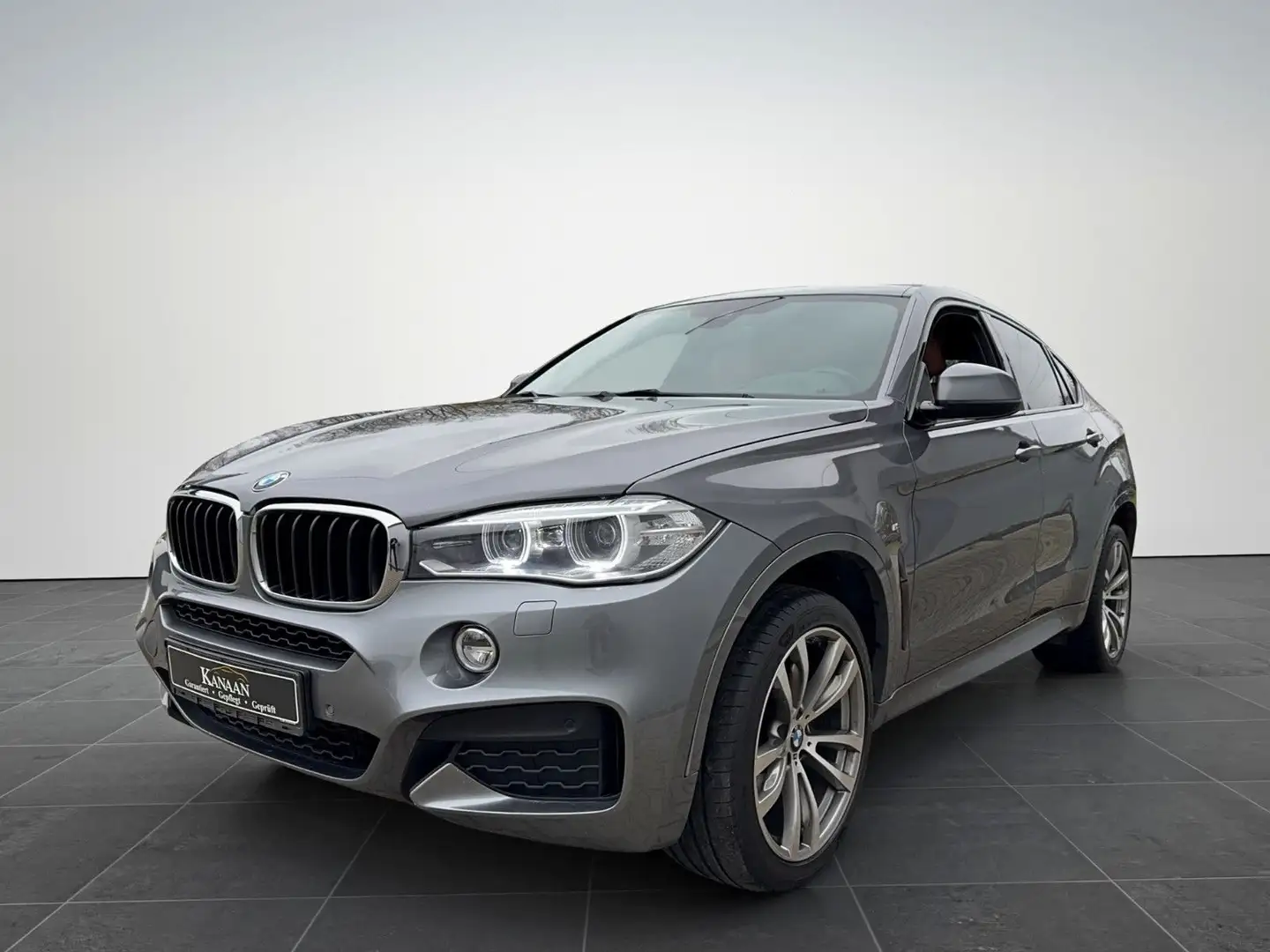 BMW X6 xDrive 30 d M-Sport*Standhzg.*Cognac Leder Šedá - 1