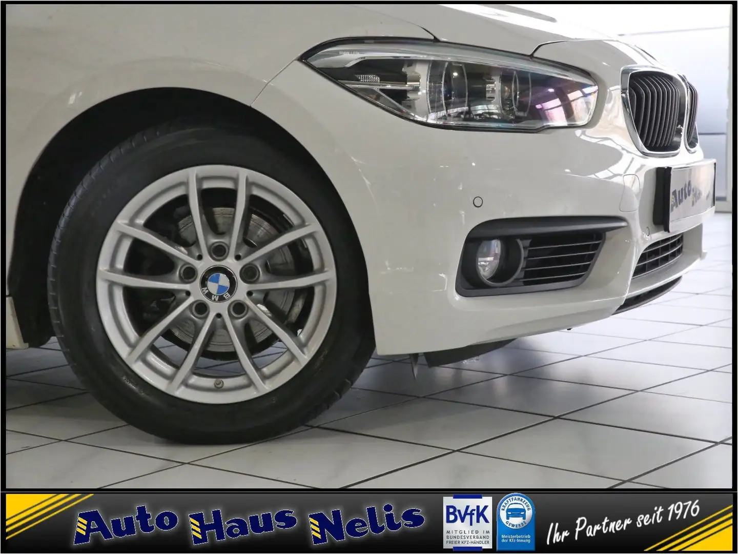 BMW 118 i Autom. Advantage Navi-Prof. 2Z-Klima Sitzh Weiß - 2