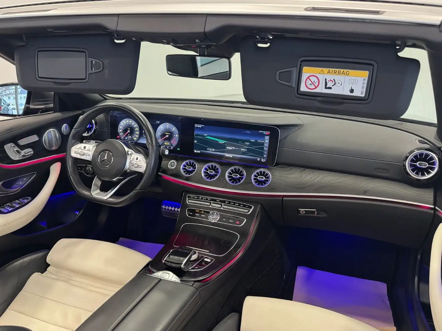 Mercedes-Benz E 220 d Cabrio AMG-Line|PANO|WIDE|MEM|BURM|360°| Grau - 2