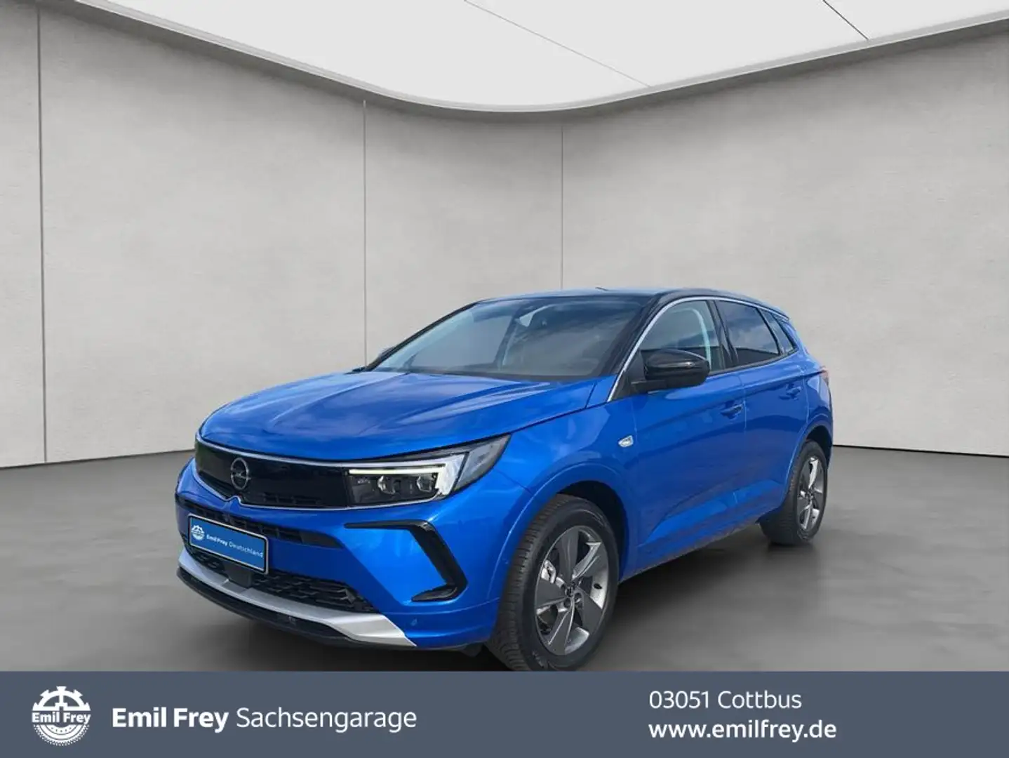 Opel Grandland Grandland 1.2 DI Automatik Elegance Ultimate Pak. Blauw - 1