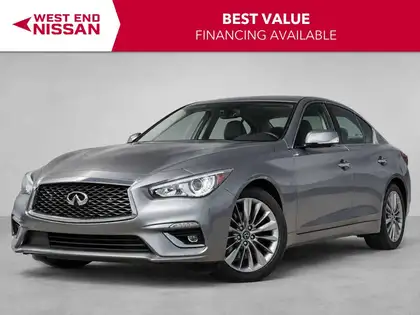Gray 2022 INFINITI Q50 Sedan All-Wheel Drive Automatic