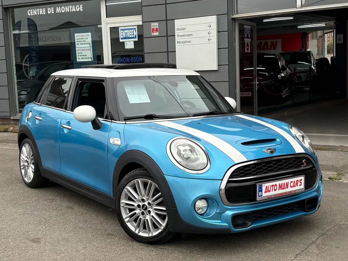 MINI Cooper S 2.0 S - TOIT OUVRANT LED GPS 1er MAIN GARANTIE Blauw - 1