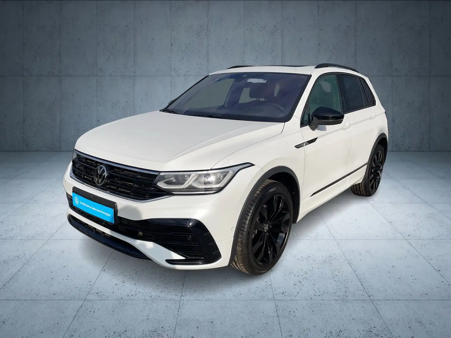 Volkswagen Tiguan R-Line 2.0TDI 4M DSG Pano+Stdhz+HuD+Kamera Weiß - 2