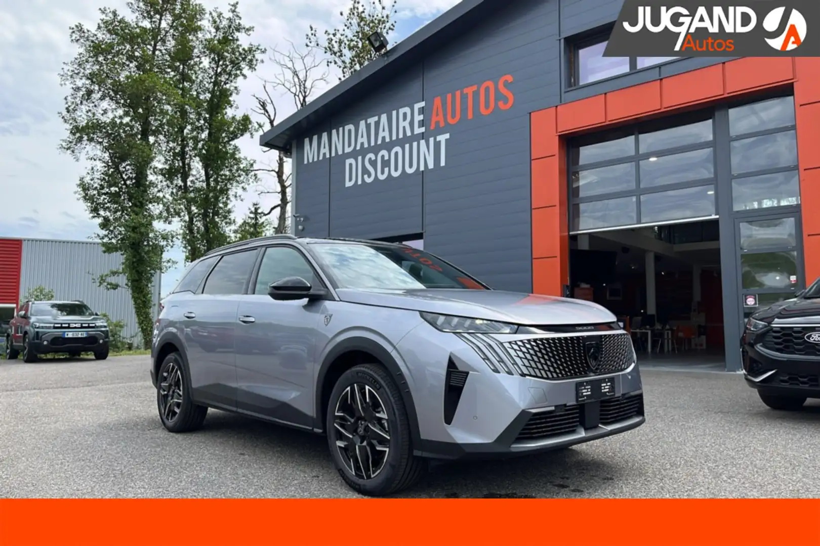 Peugeot 5008 HYBRID 145 E-DCS6 GT 360 7PL Gris - 1