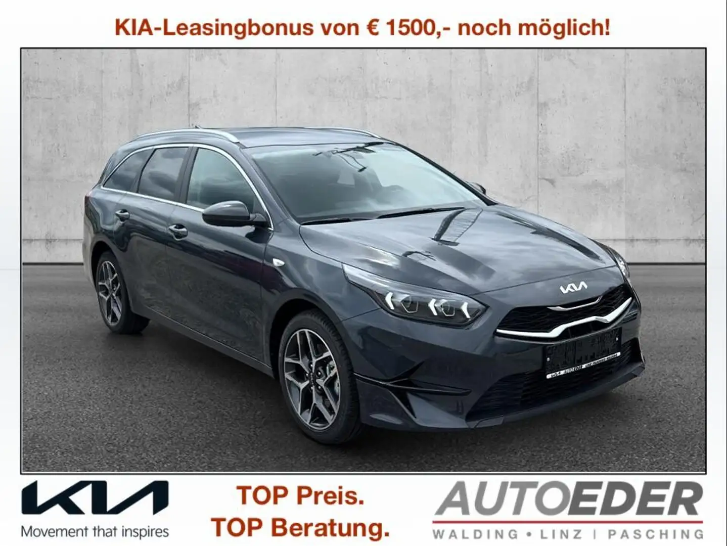 Kia Ceed SW / cee'd SW ceed SW 1,0 T-GDI GPF ISG Silber Schwarz - 1