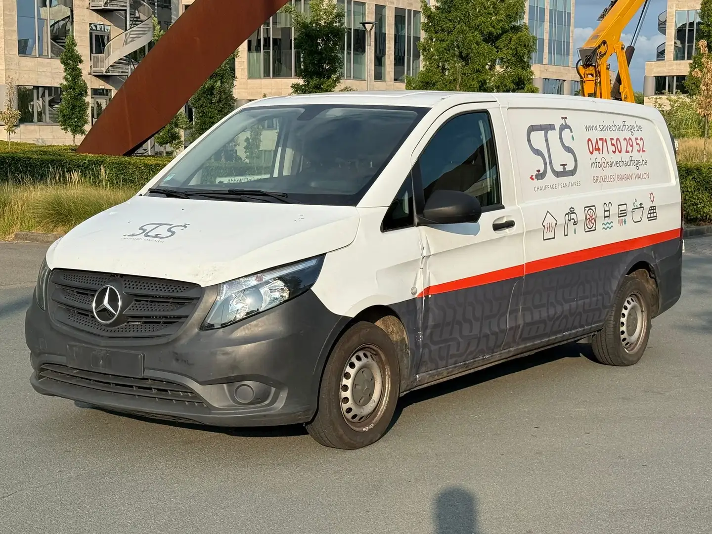 Mercedes-Benz Vito 1.6 diesel 114 chevaux - Airco Blanc - 1