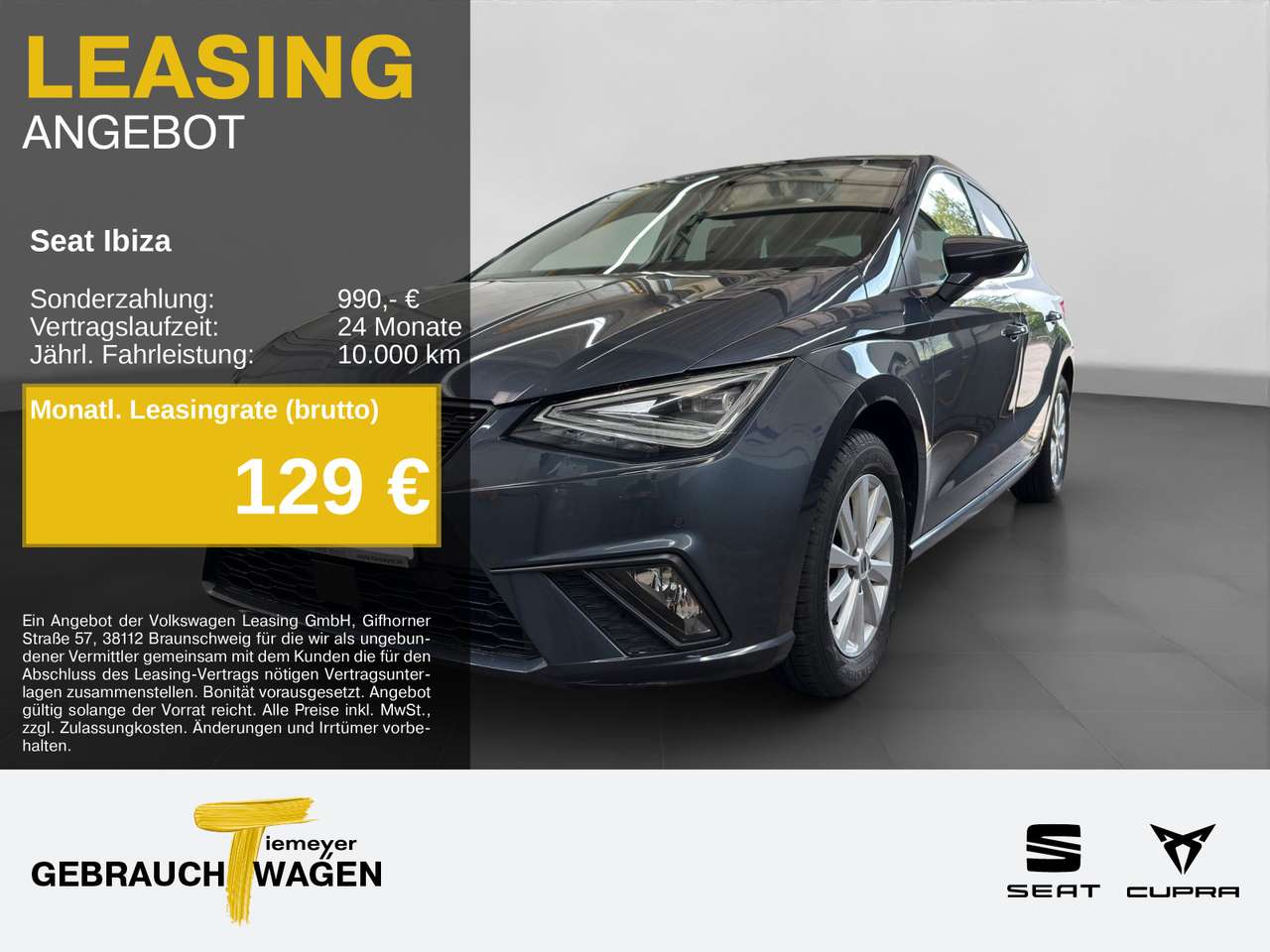 Seat Ibiza 2025 — 1.0 TSI STYLE NAVI ACC SH PDC+ GJR