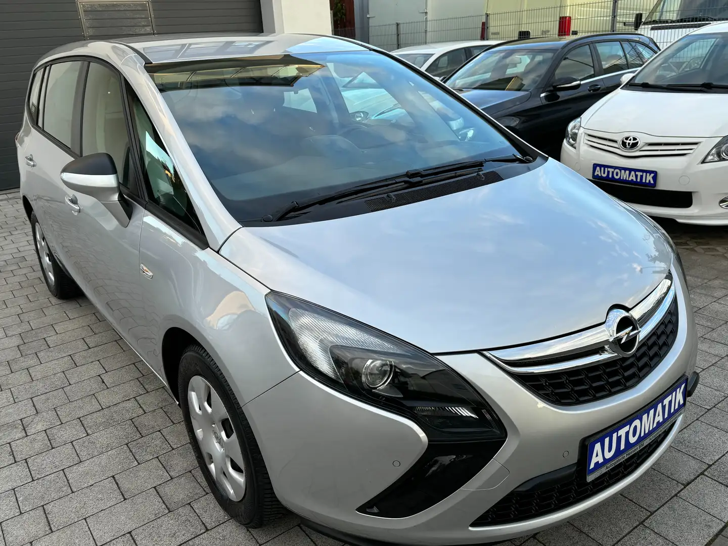 Opel Zafira Automatik*Temp.*HU/AU Neu*PDC*Klima*Scheckheftg.* Gris - 2