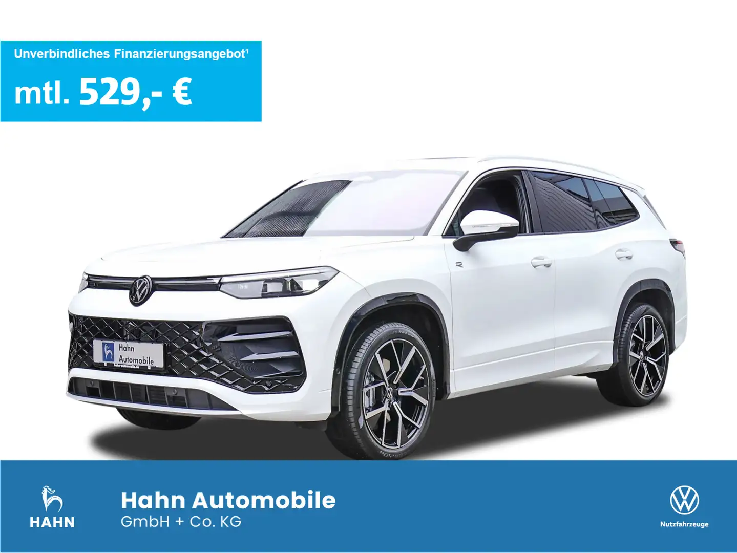 Volkswagen Tayron R-Line 2,0l TDI 4MOTION 193PS AHK Pano ST Bianco - 1