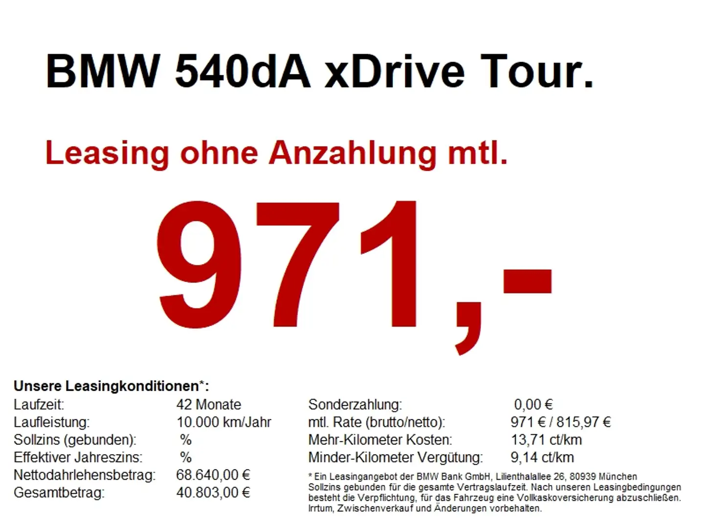 BMW 540 dA xDrive Tour. M Sport LiveCock.AHK.LED.SHZ Schwarz - 1