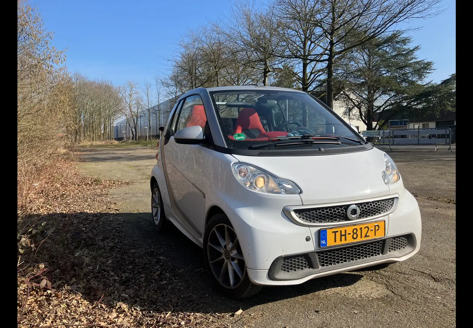 smart forTwo 1.0+mhd+Pure CABRIOLET, IJSKOUDE AIRCO Blanco - 2