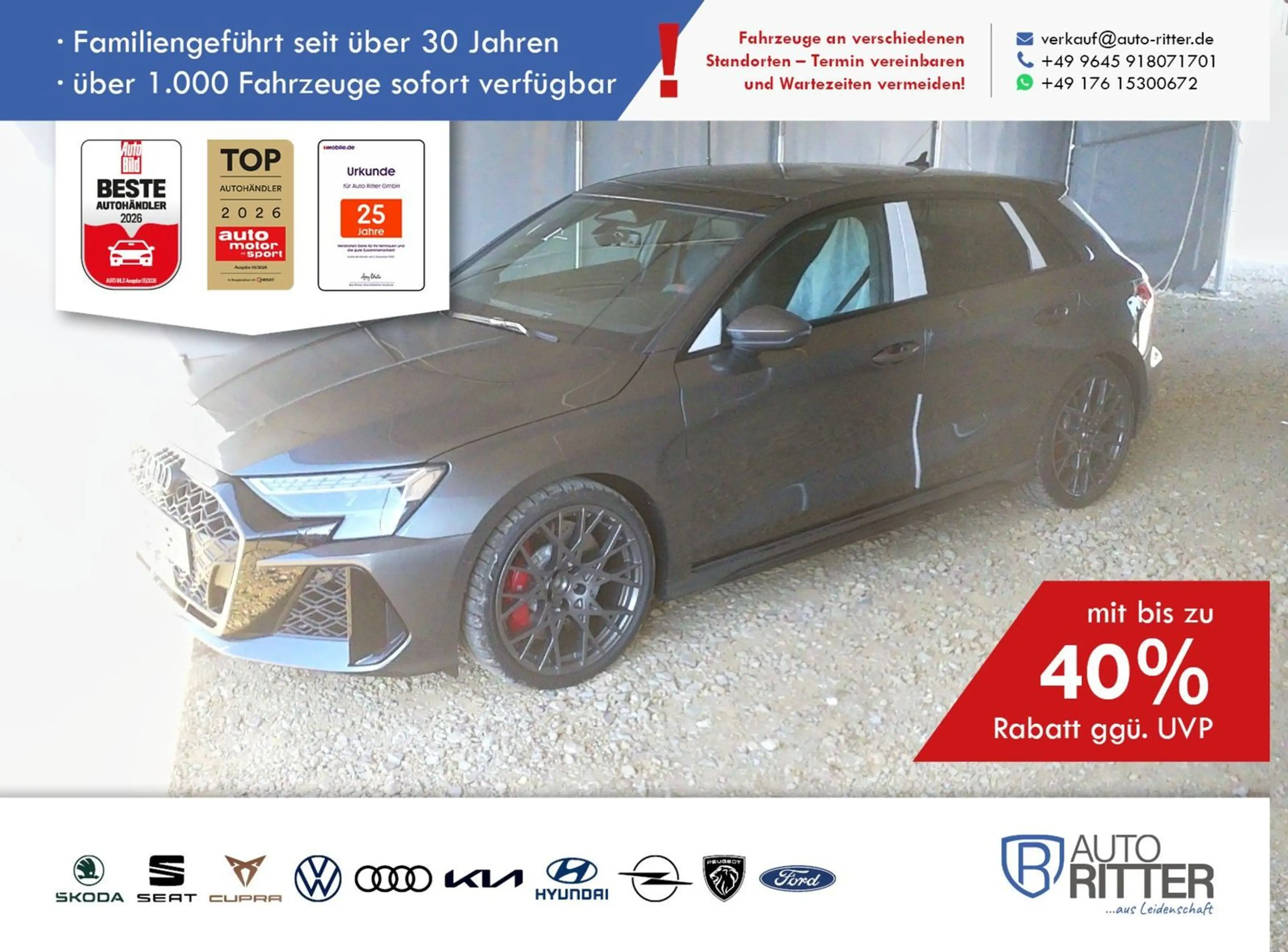 Audi RS3 Sportback ACC|PANO|Matrix|360°|Carplay|Kl...