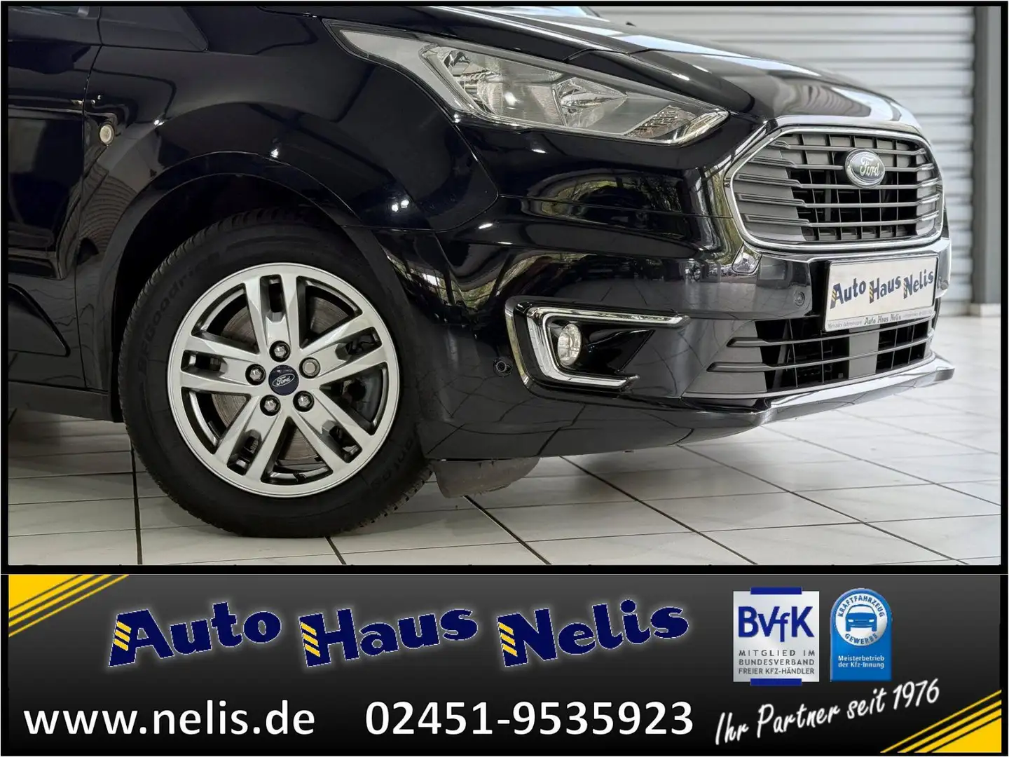 Ford Grand Tourneo Connect 1.5 EcoBlue Titanium 7-Sit Schwarz - 2