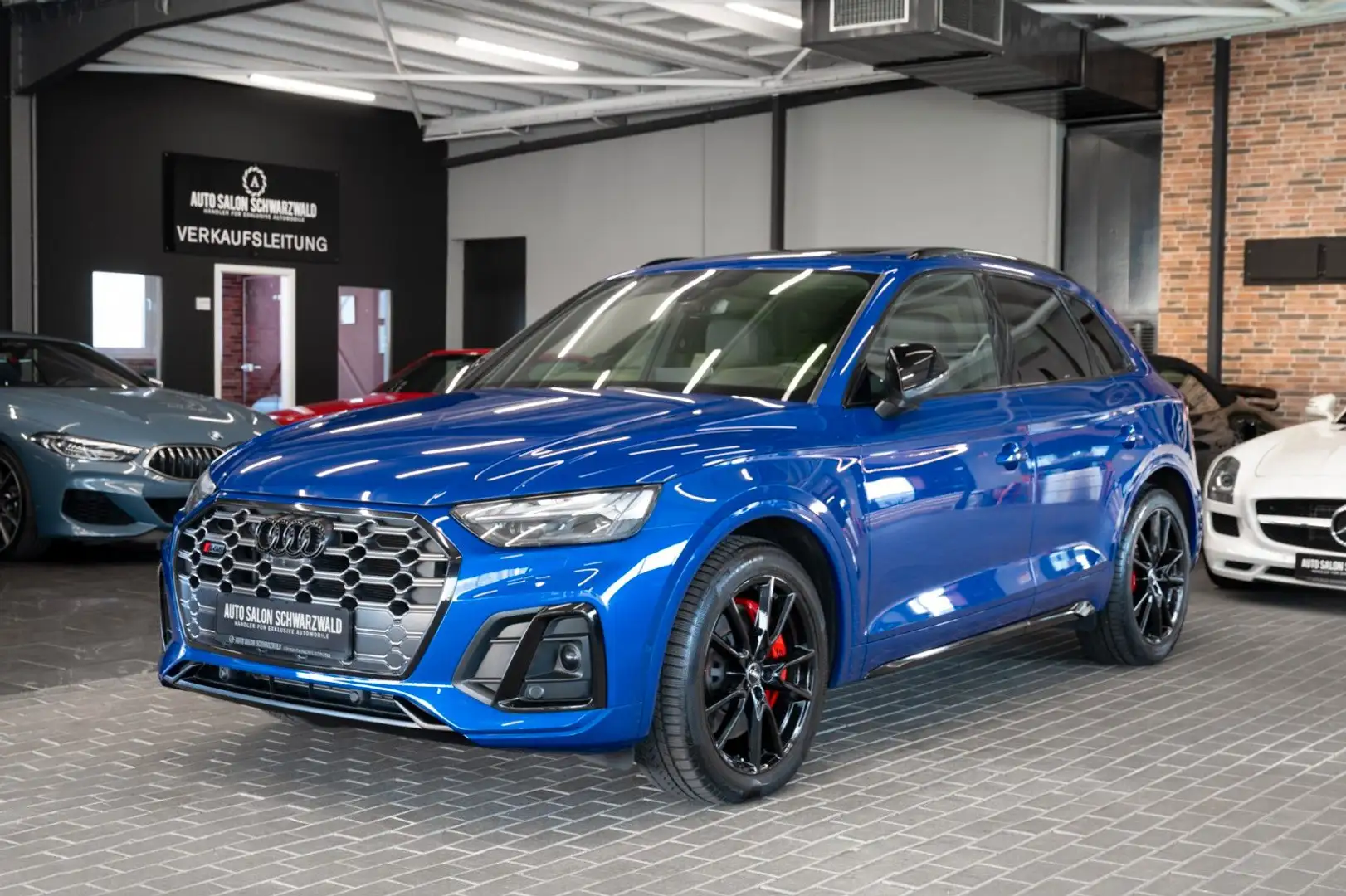 Audi SQ5 3.0 TDI quatt|B&O|MATRIX|MEMORY|STDHZ|PANO Bleu - 2