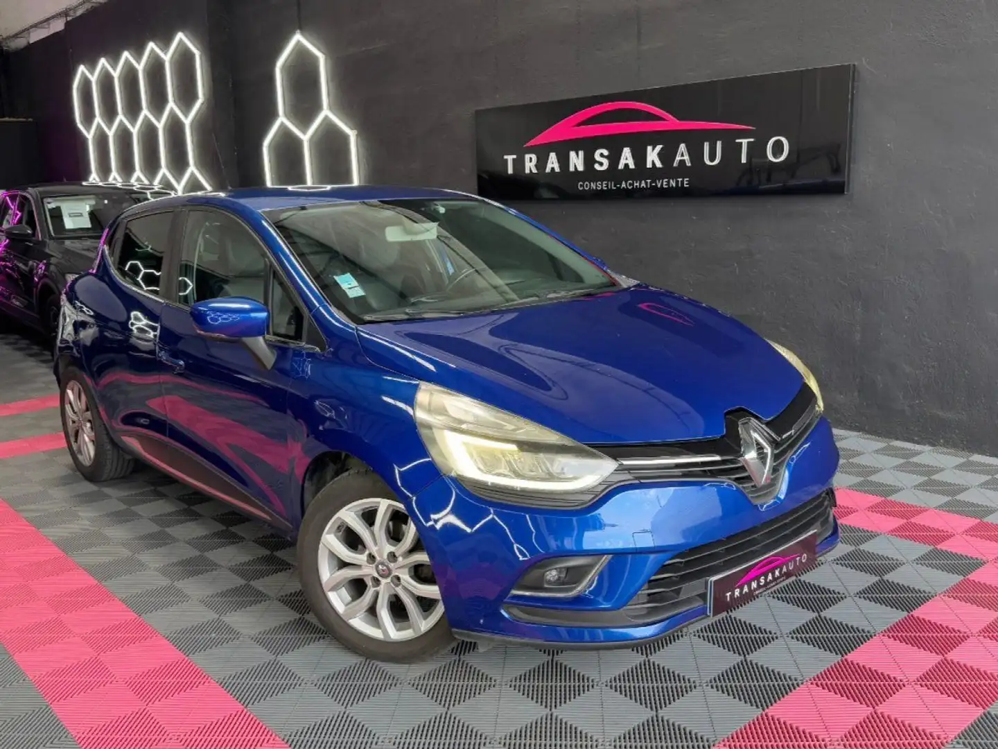 Renault Clio IV Intens 90 ch 1.5 DCi Radar AR - Clim auto - Blu Bleu - 1