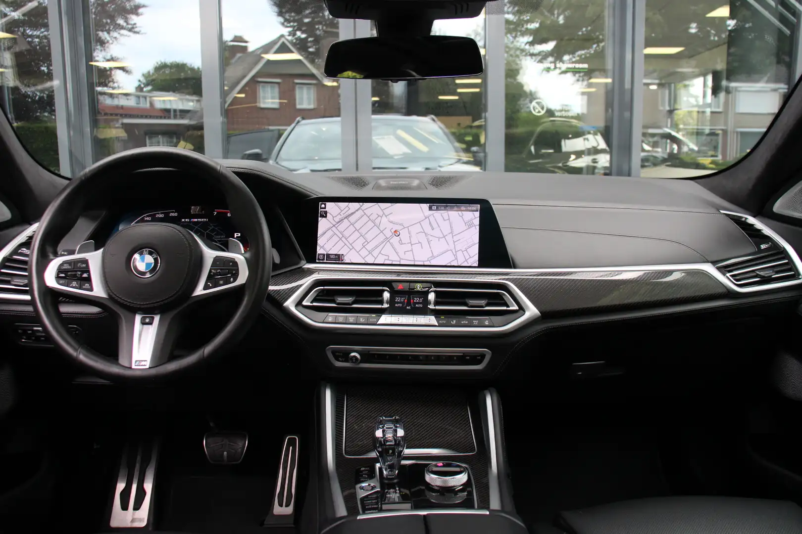 BMW X6 M50i High Executive M-SportPakket Shadowline/360Ca Zwart - 2