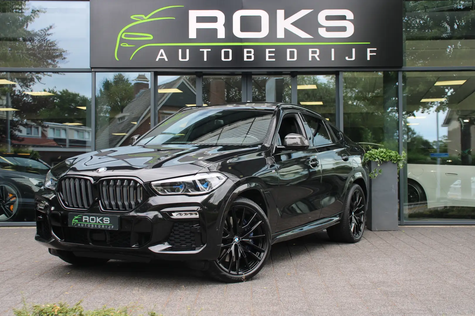 BMW X6 M50i High Executive M-SportPakket Shadowline/360Ca Zwart - 1