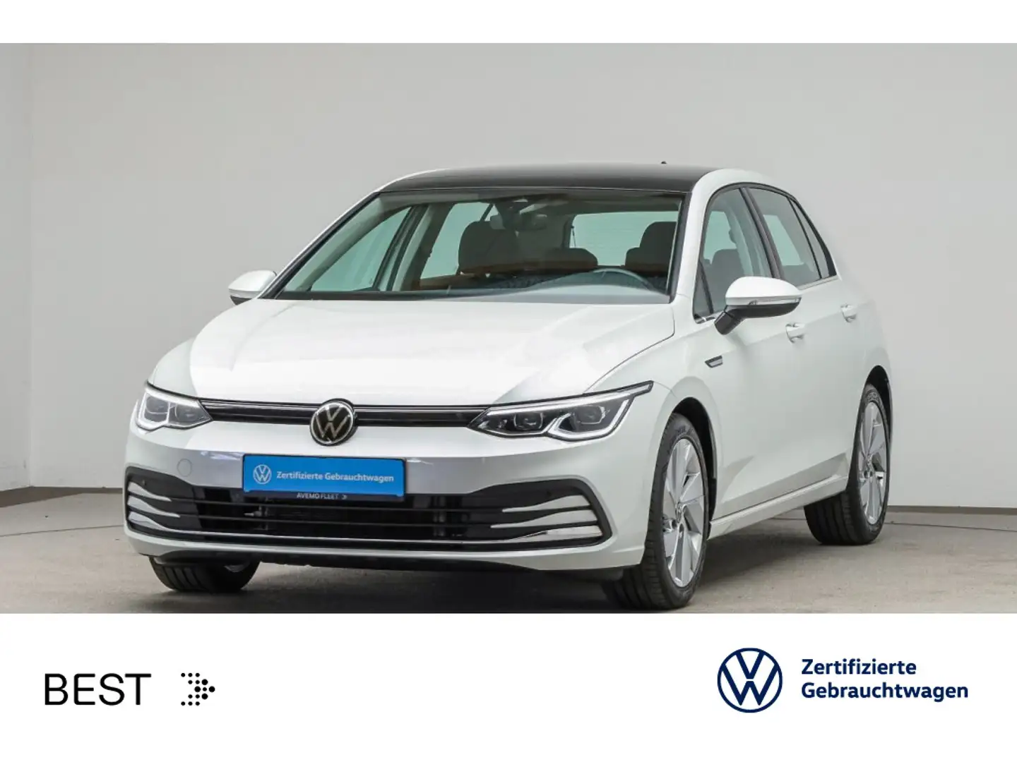 Volkswagen Golf VIII 1.5 eTSI DSG FIRST-EDITION*IQ.LIGHT*PA Blanc - 1