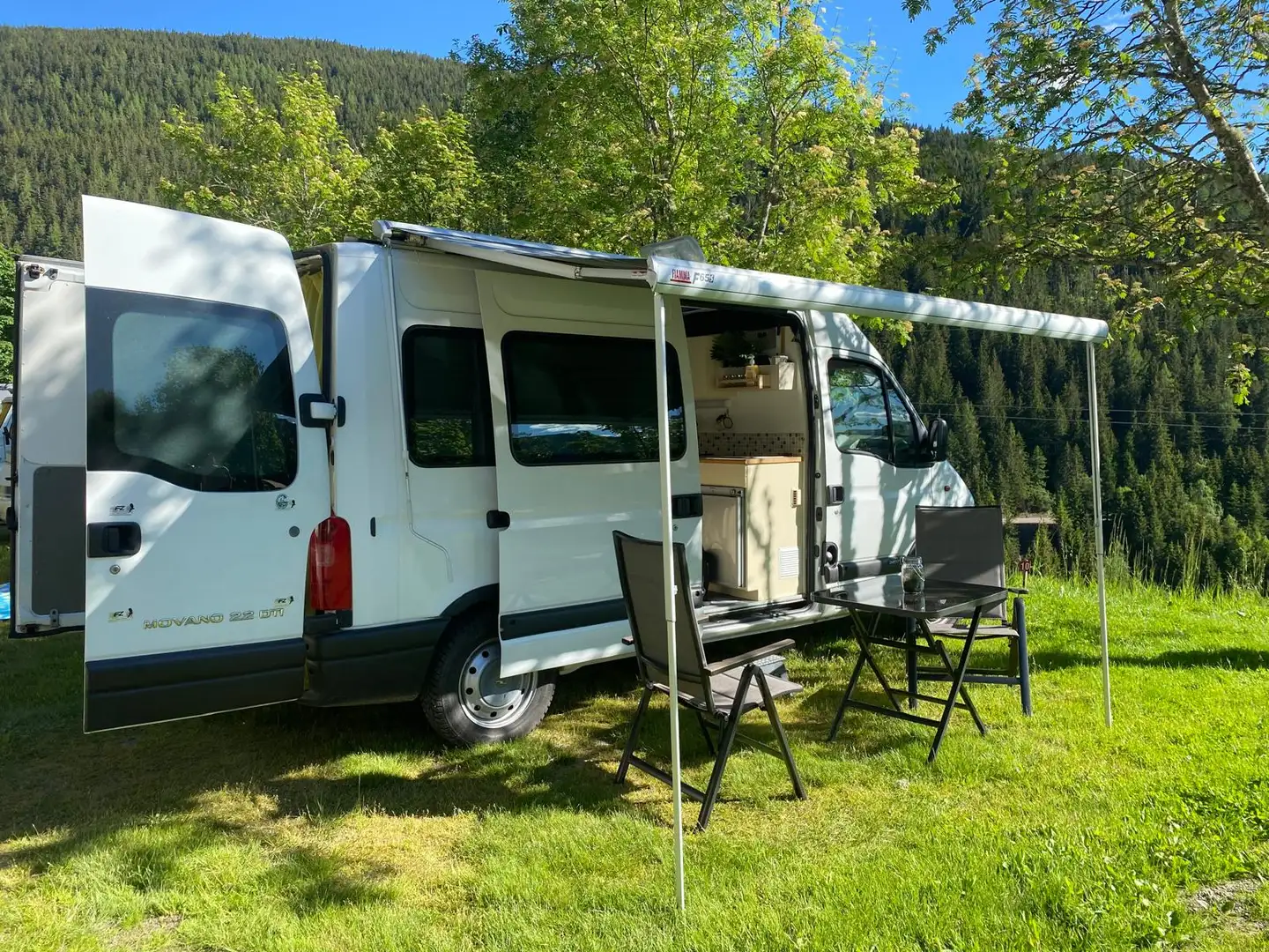 Opel Movano Campervan - liebevoll ausgebaut, sofort reisefertig Weiß - 1