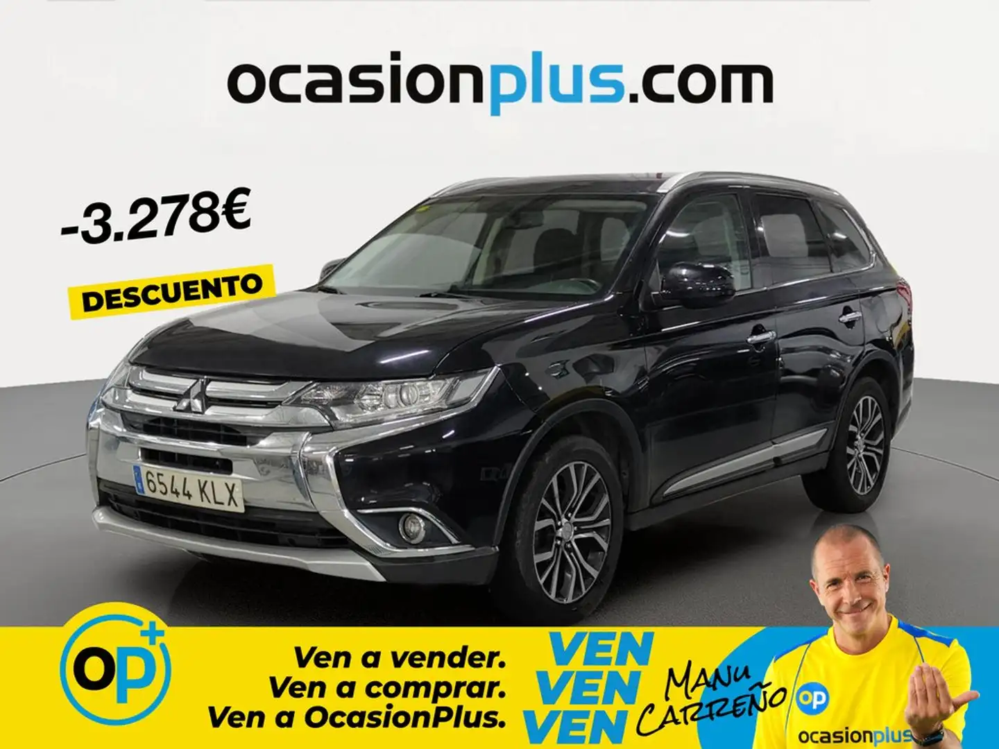 Mitsubishi Outlander 200 MPI Motion 2WD 5pl. CVT Negro - 1