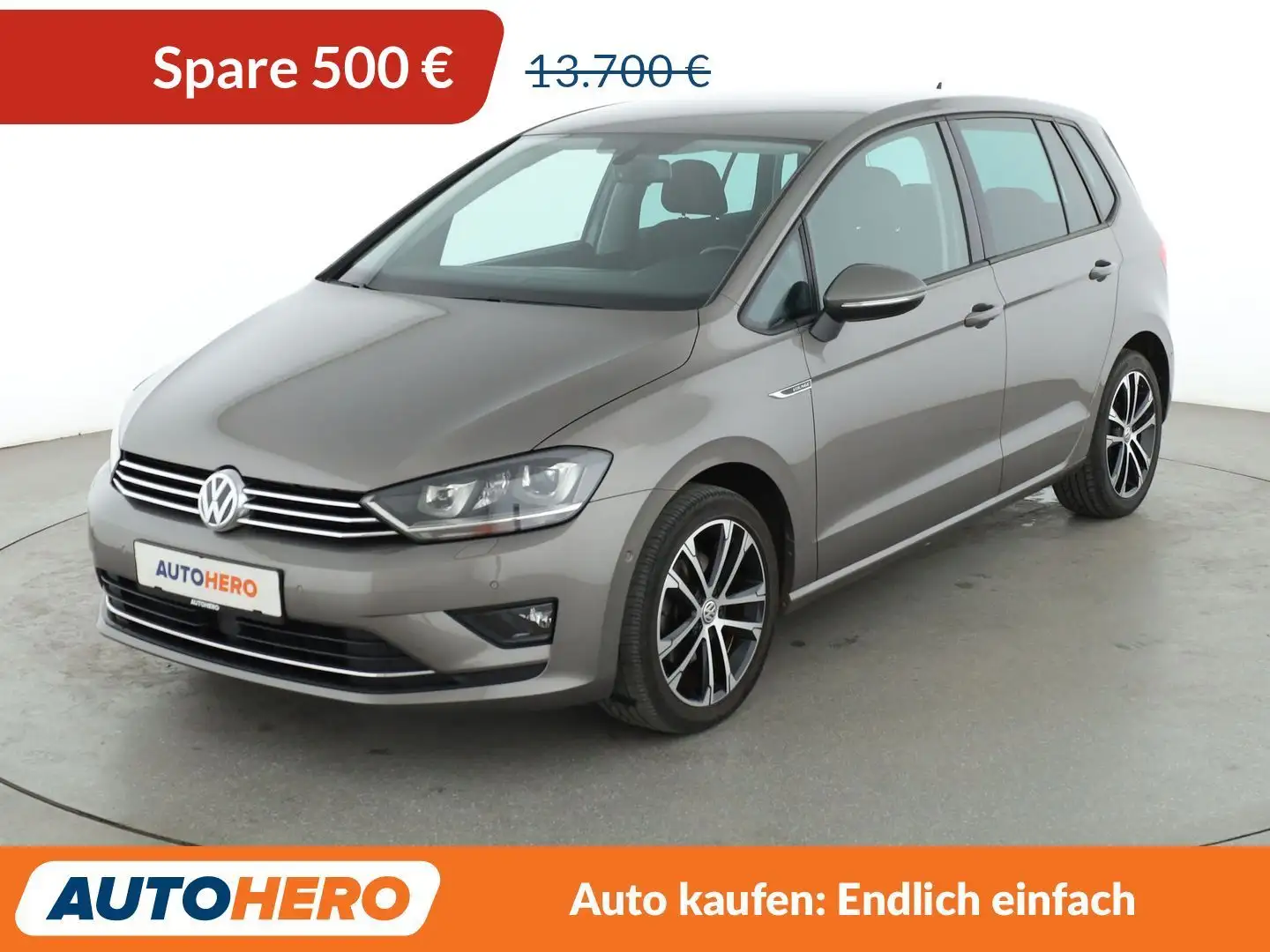 Volkswagen Golf Sportsvan 1.4 TSI Lounge BlueMotion Tech*NAVI*TEMPO Grau - 1