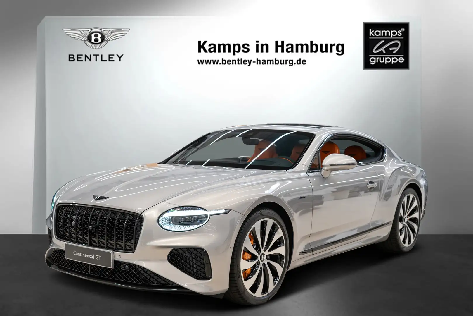 Bentley Continental GT Azure V8 Hybrid*MANDARIN* Серебристый - 1