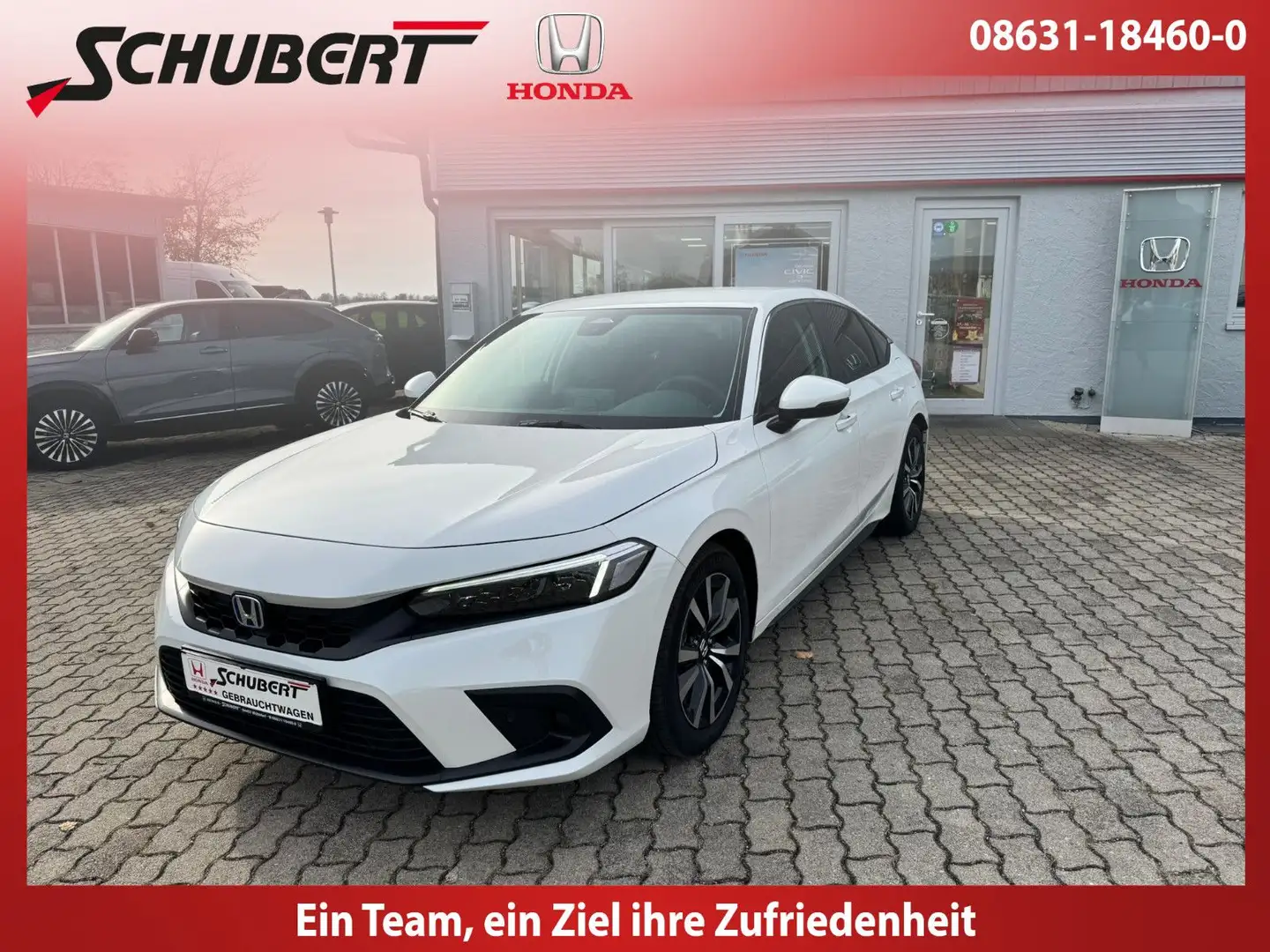 Honda Civic 2.0 i-MMD Hybrid Elegance Weiß - 1