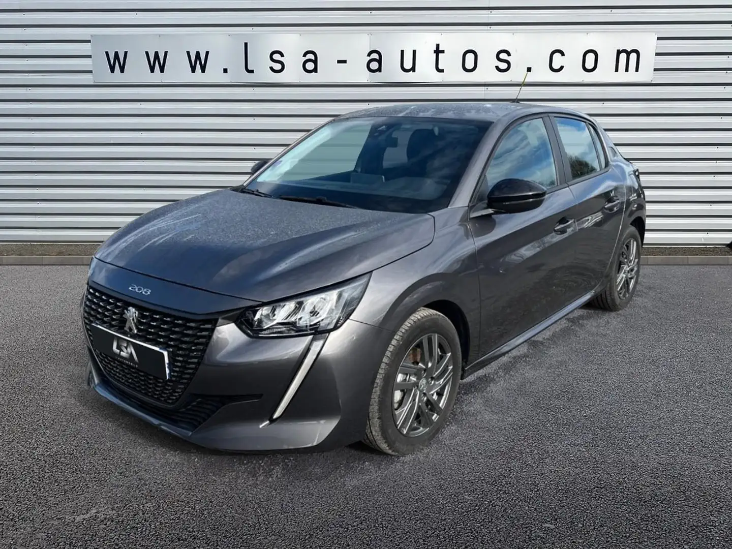 Peugeot 208 1.2i PureTech 12V 100 Active Business AFFAIRE R Gris - 1