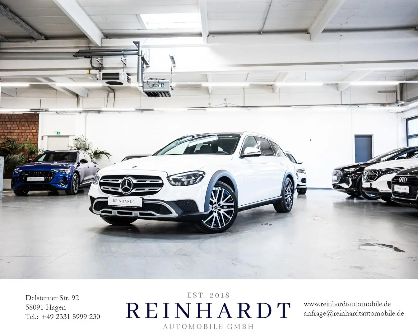 Mercedes-Benz E 400 d T ALL-TERRAIN 4MATIC/DISTR+/PANO/360°/AHK Biały - 1
