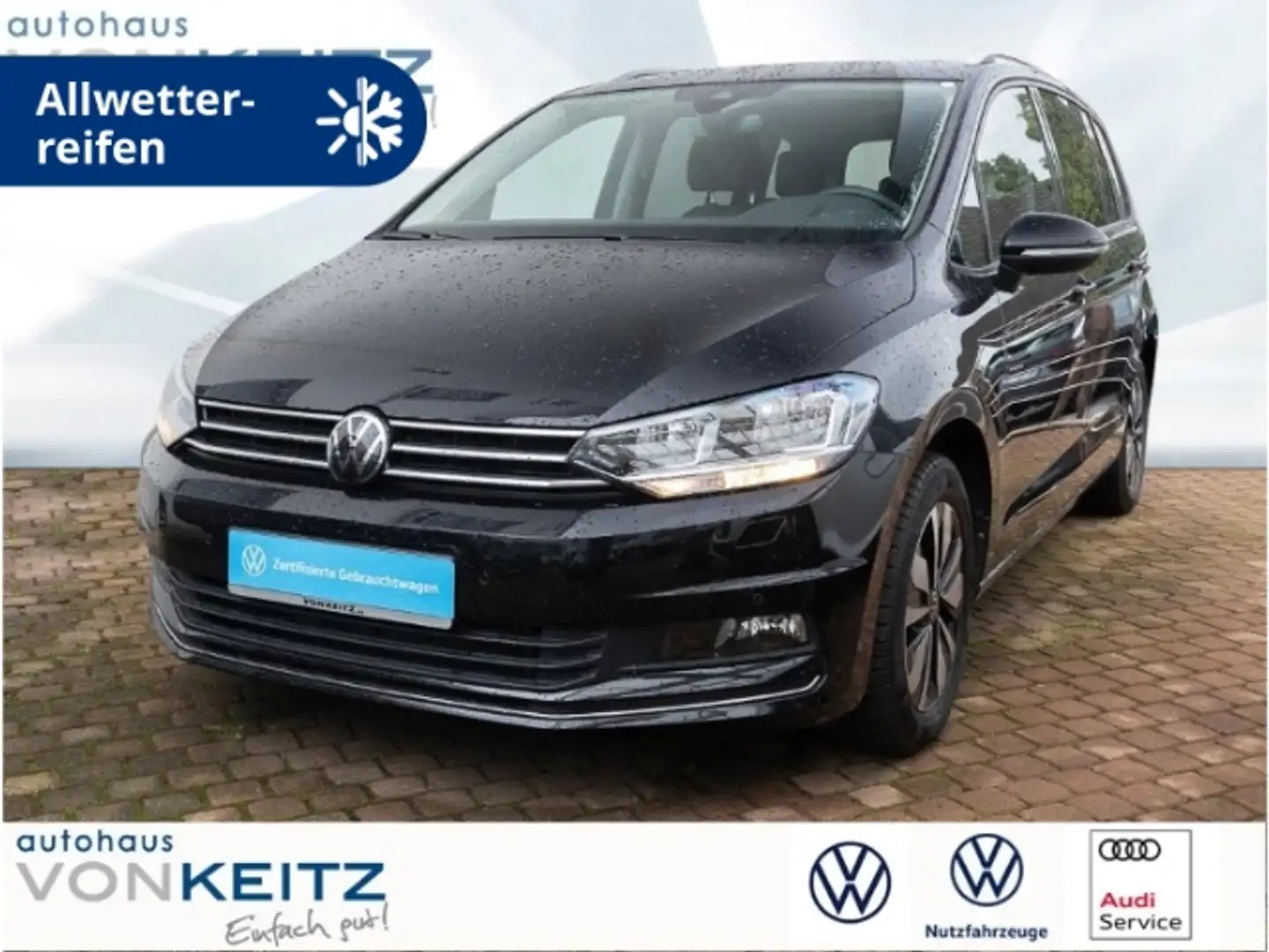 Volkswagen Touran Move Start-Stopp 1.5 TSI +ALLW+NAVI+RFK++ Noir - 1