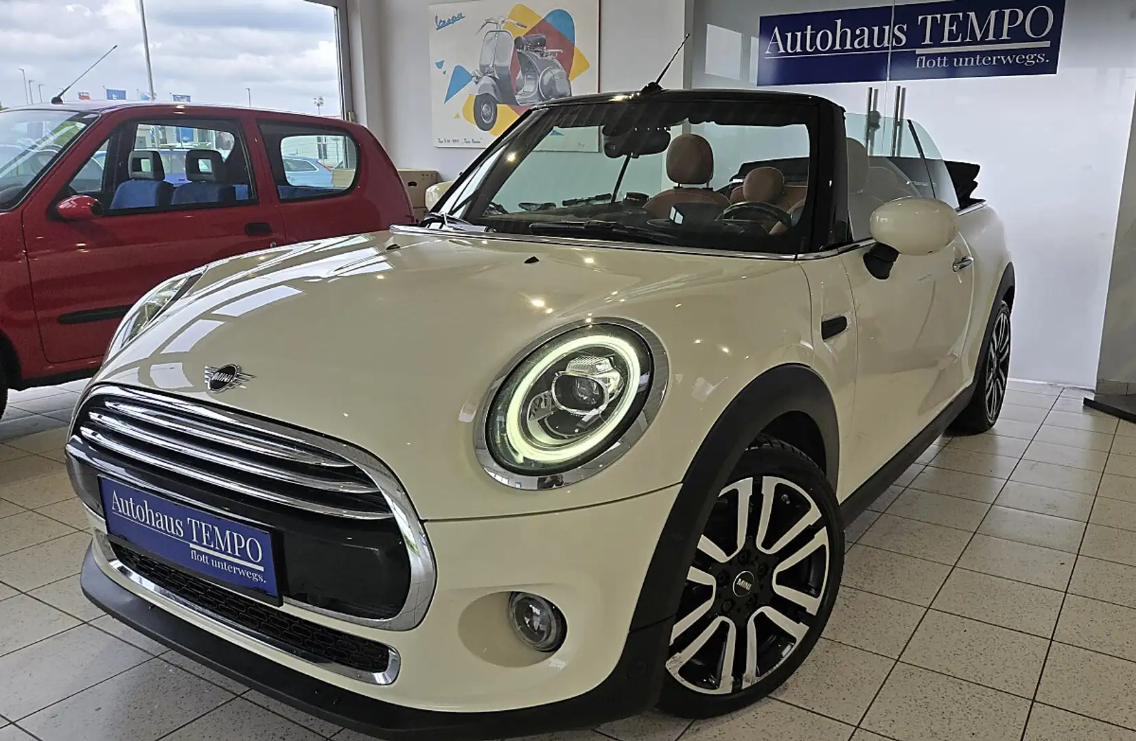 MINI Cooper Cabrio MINI Cooper Cabrio Aut. --TOLLE AUSFÜHRUNG-- Beige - 1