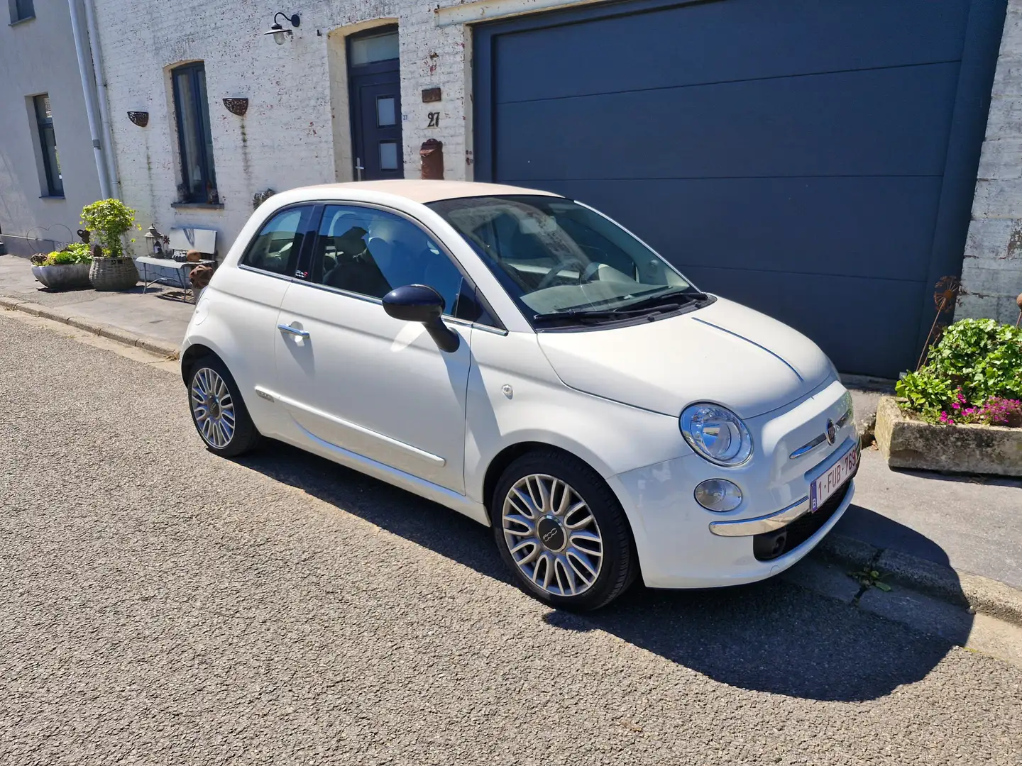 Fiat 500C 500C 1.3 Multijet Pop Star Stop Blanc - 1