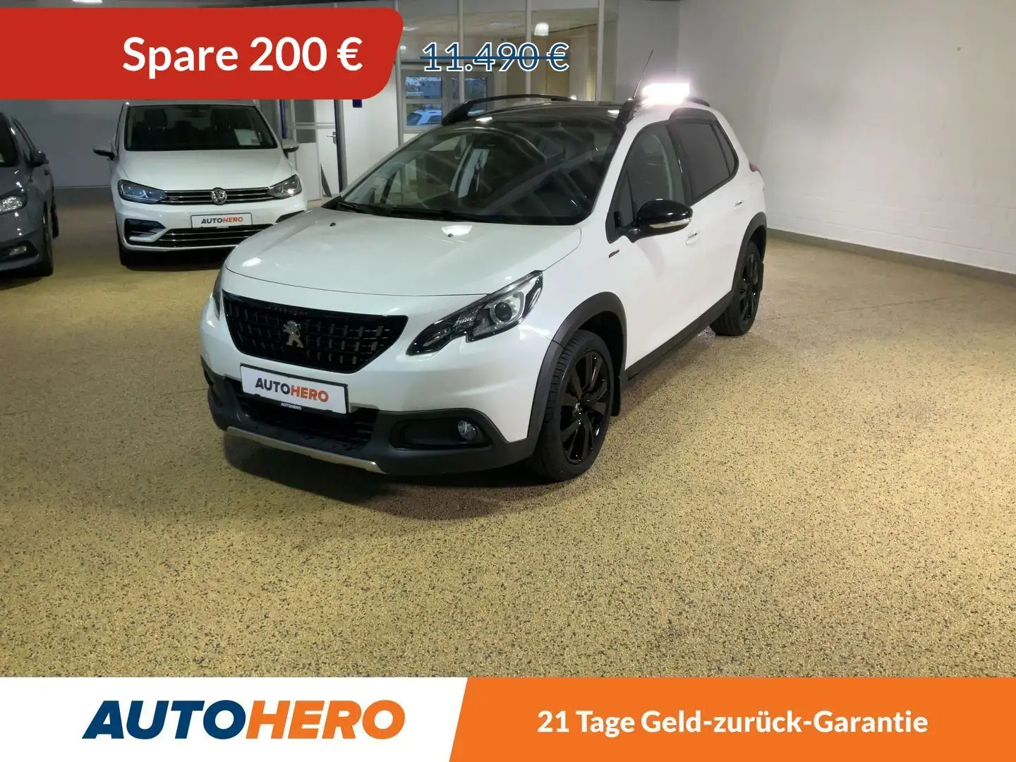 Peugeot 2008 1.6 Blue-HDi Allure*NAVI*TEMPO*CAM*PDC*SHZ* Weiß - 1