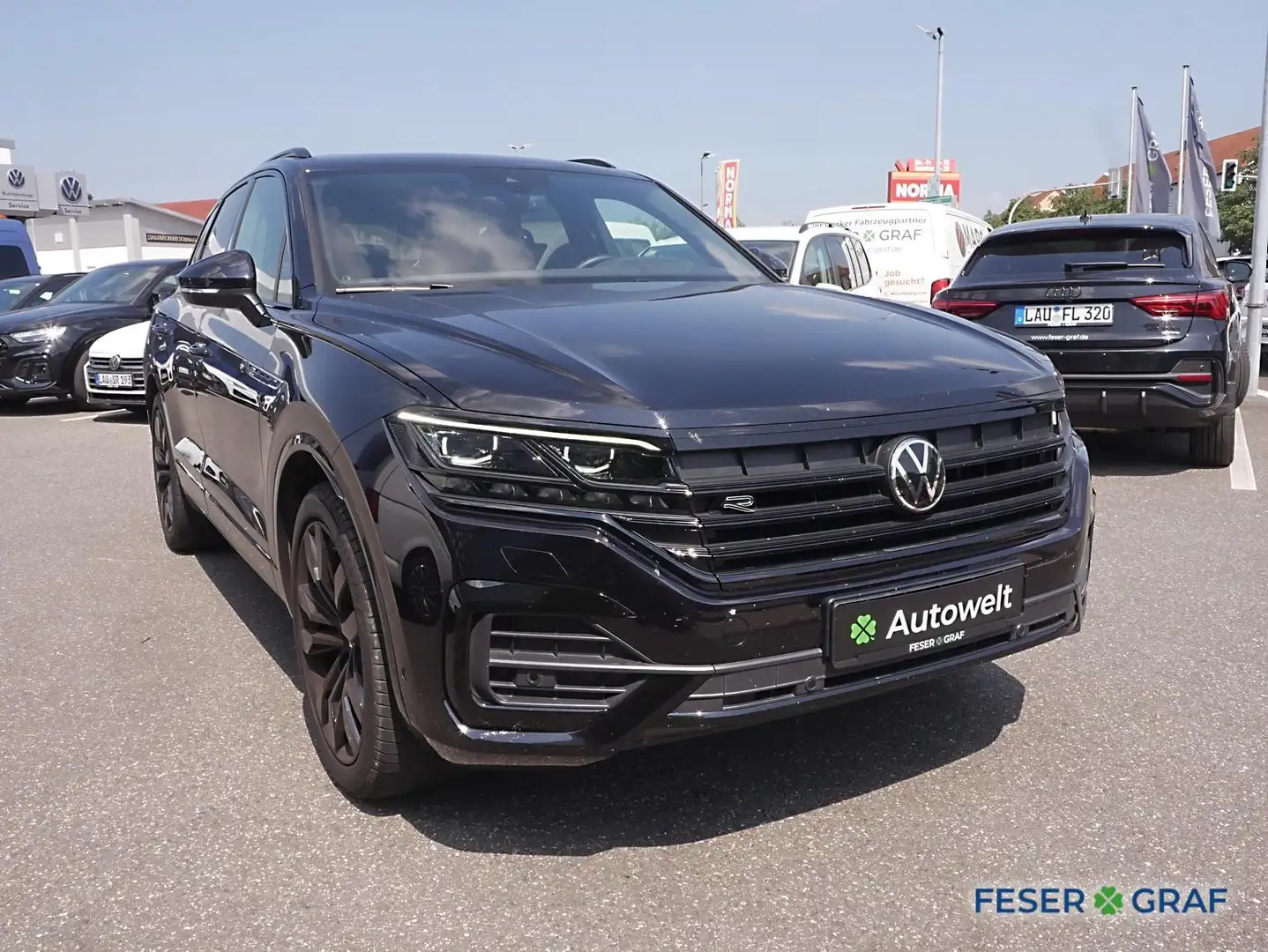 Volkswagen Touareg R LINE 4M 3.0 TDI PANO LEDER AHK HUD ACC Negro - 2