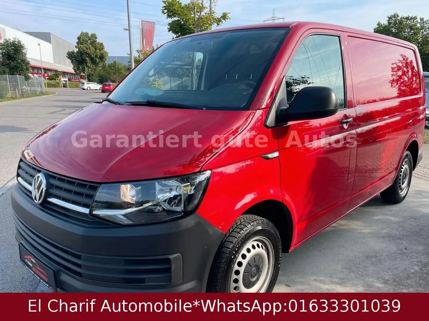Volkswagen T6 Transporter Kasten-Kombi Kasten EcoProfi Rot - 2