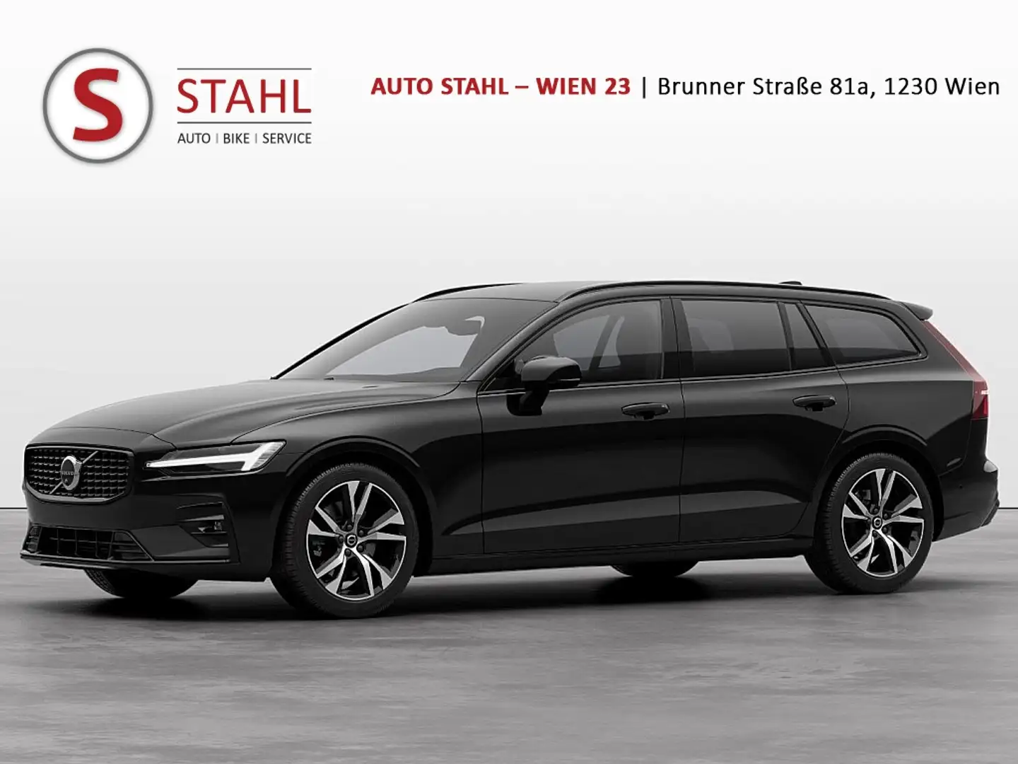 Volvo V60 B4 Plus Dark Geartronic | Auto Stahl Wien 23 Schwarz - 1