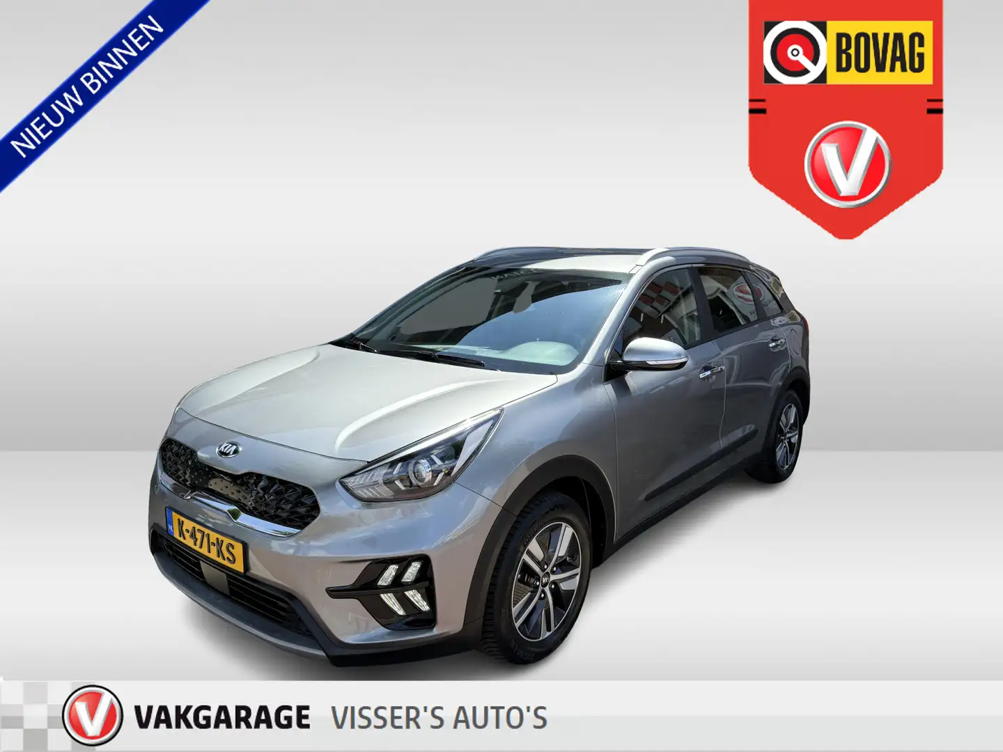 Kia Niro 1.6 GDi Hybrid DynamicLine | automaat | trekhaak | Grijs - 1