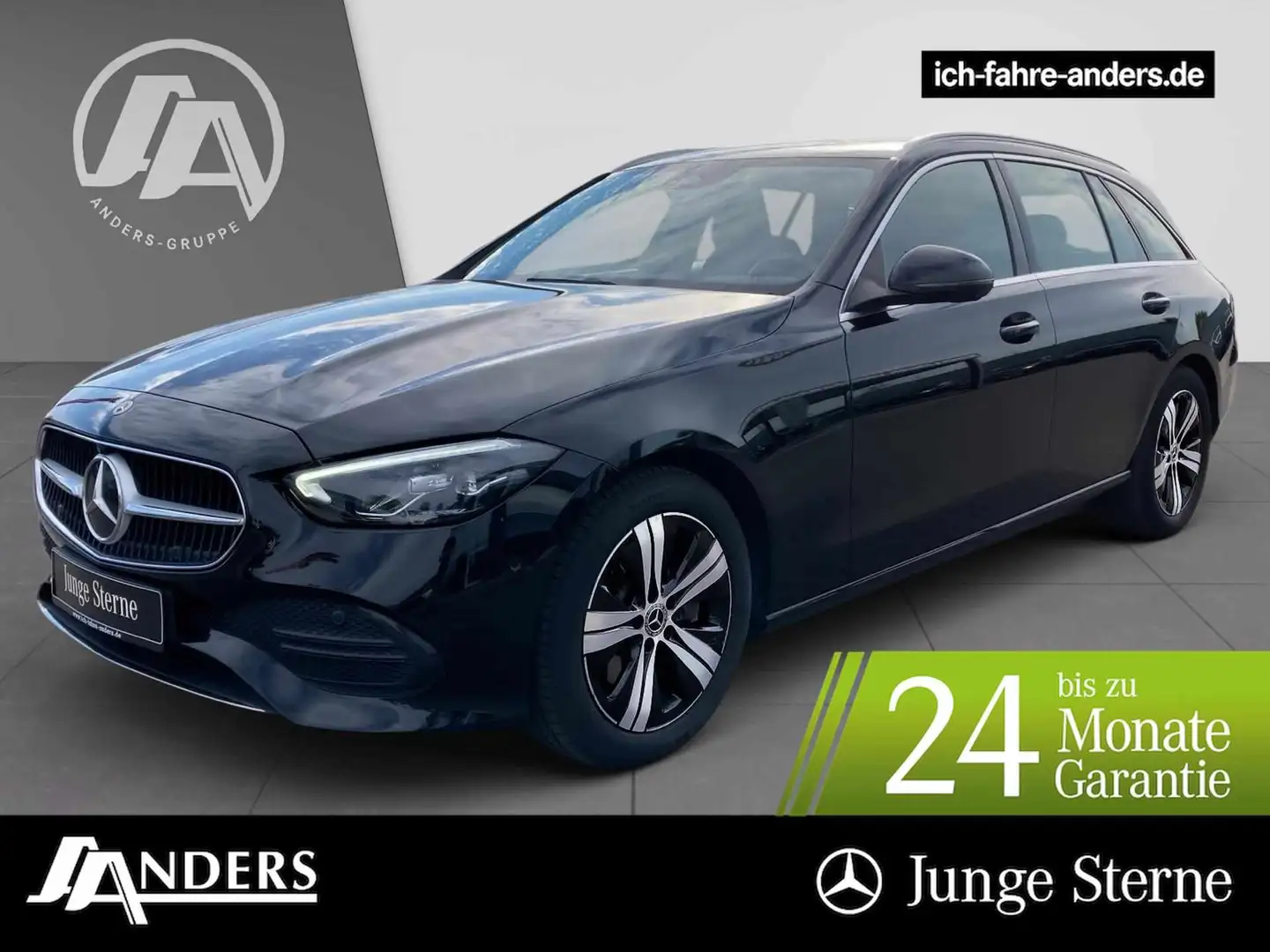 Mercedes-Benz C 200 d T Avantgarde+MBUX+SHZ+LED+PDC+360+EASY-P Schwarz - 1