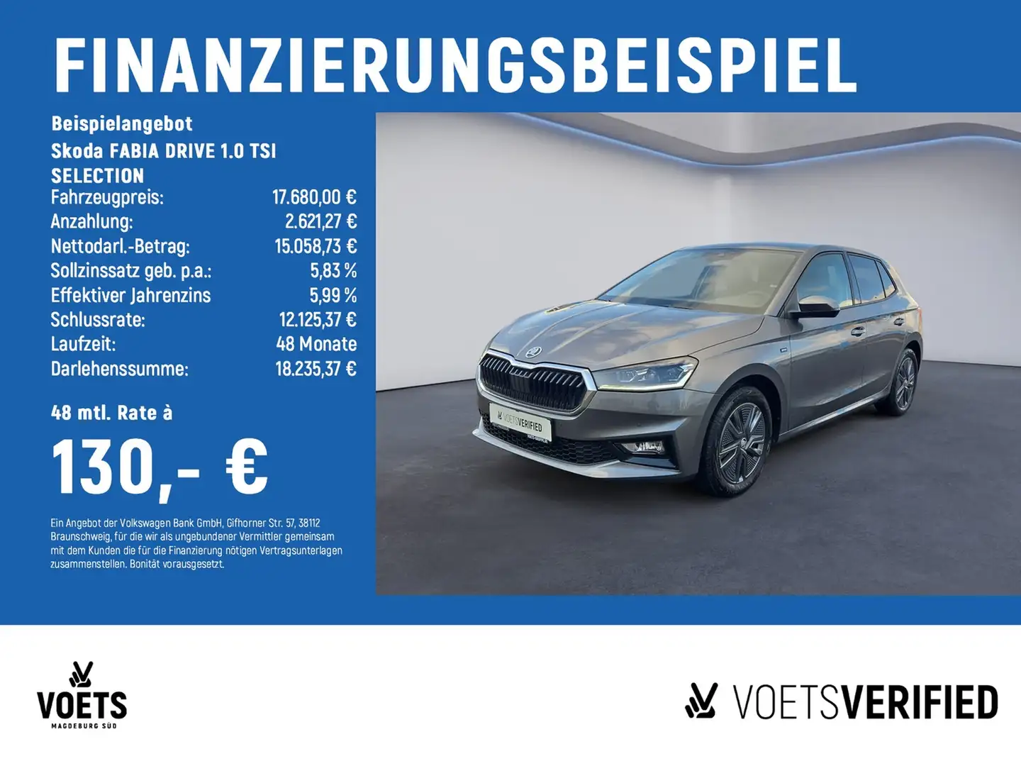 Skoda Fabia DRIVE 1.0 TSI SELECTION SITZHZG+KESSY+LED+ Gri - 2