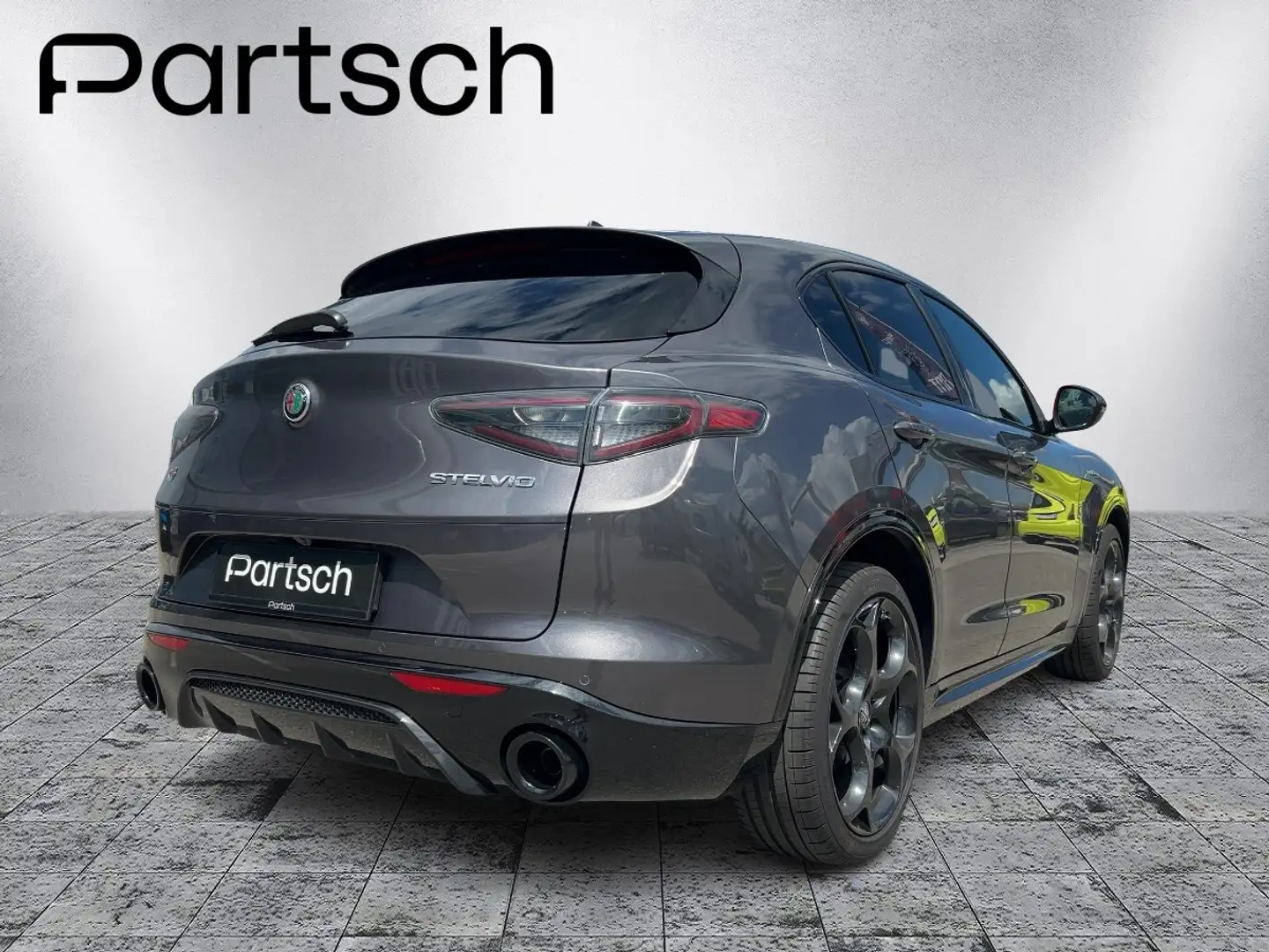 Alfa Romeo Stelvio Veloce 2.2 16V 210 AT8 Q4 Allrad Gris - 2