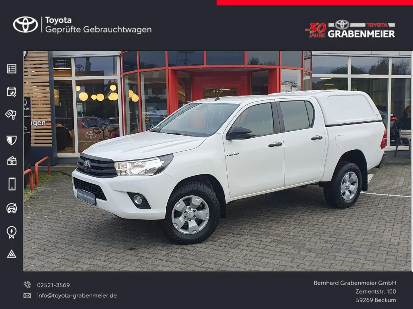 Toyota Hilux 4x4 Double Cab Duty Weiß - 1