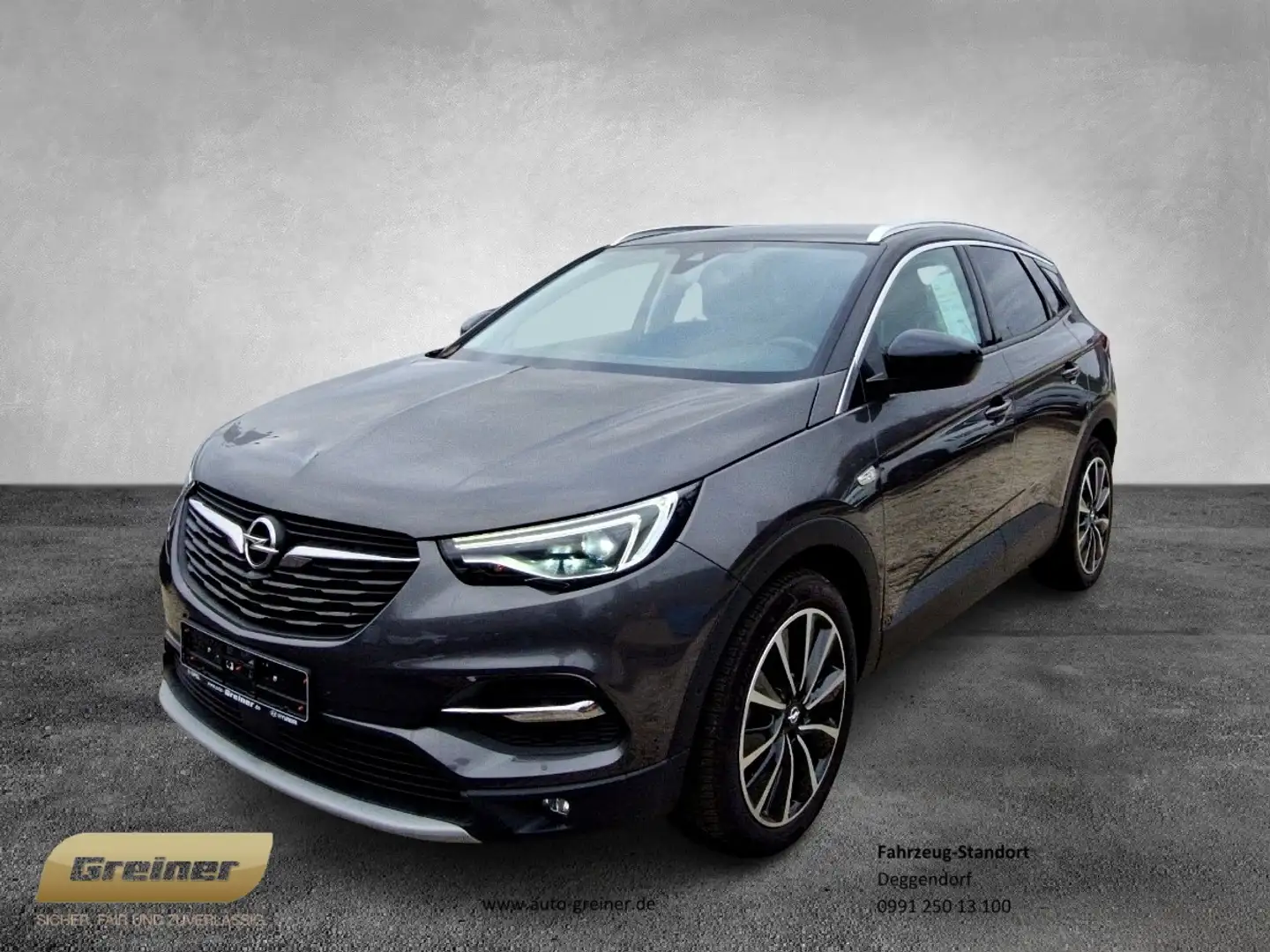 Opel Grandland 1.2 Ultimate PARKASSISTEN|NAVI|KAMERA Grijs - 1
