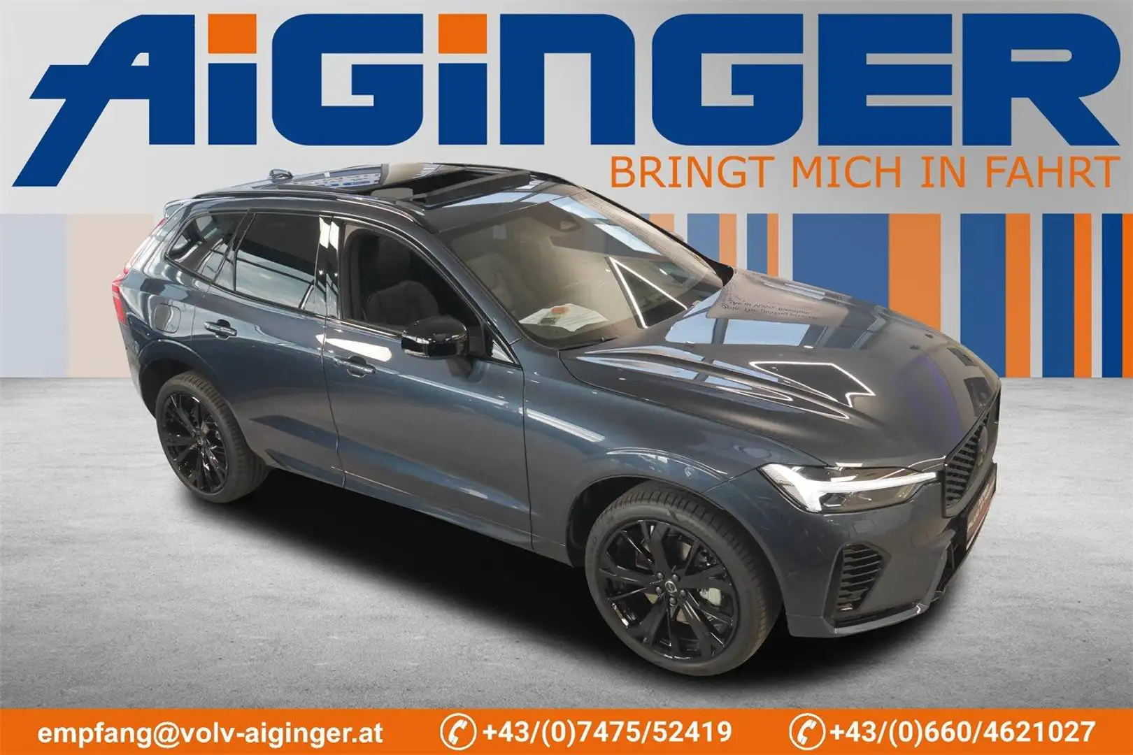 Volvo XC60 T6 AWD Facelift Ultra Black Edition Blau - 1