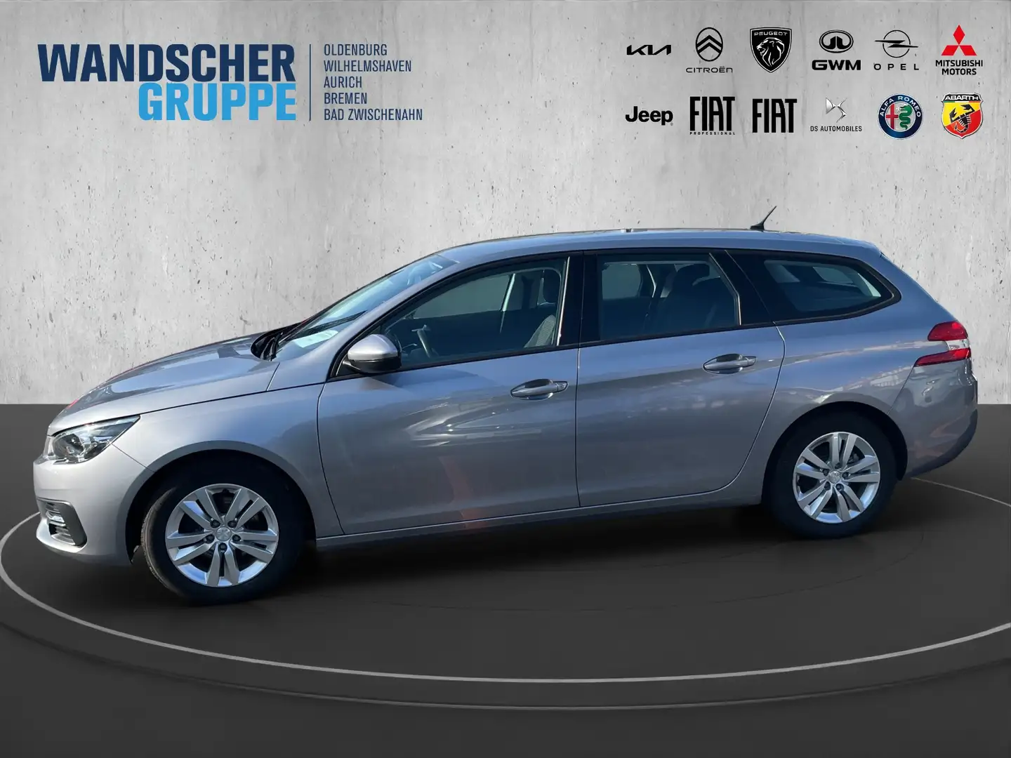 Peugeot 308 SW Active PT 130 Navi+SHZ+RFK+Carplay Grijs - 2