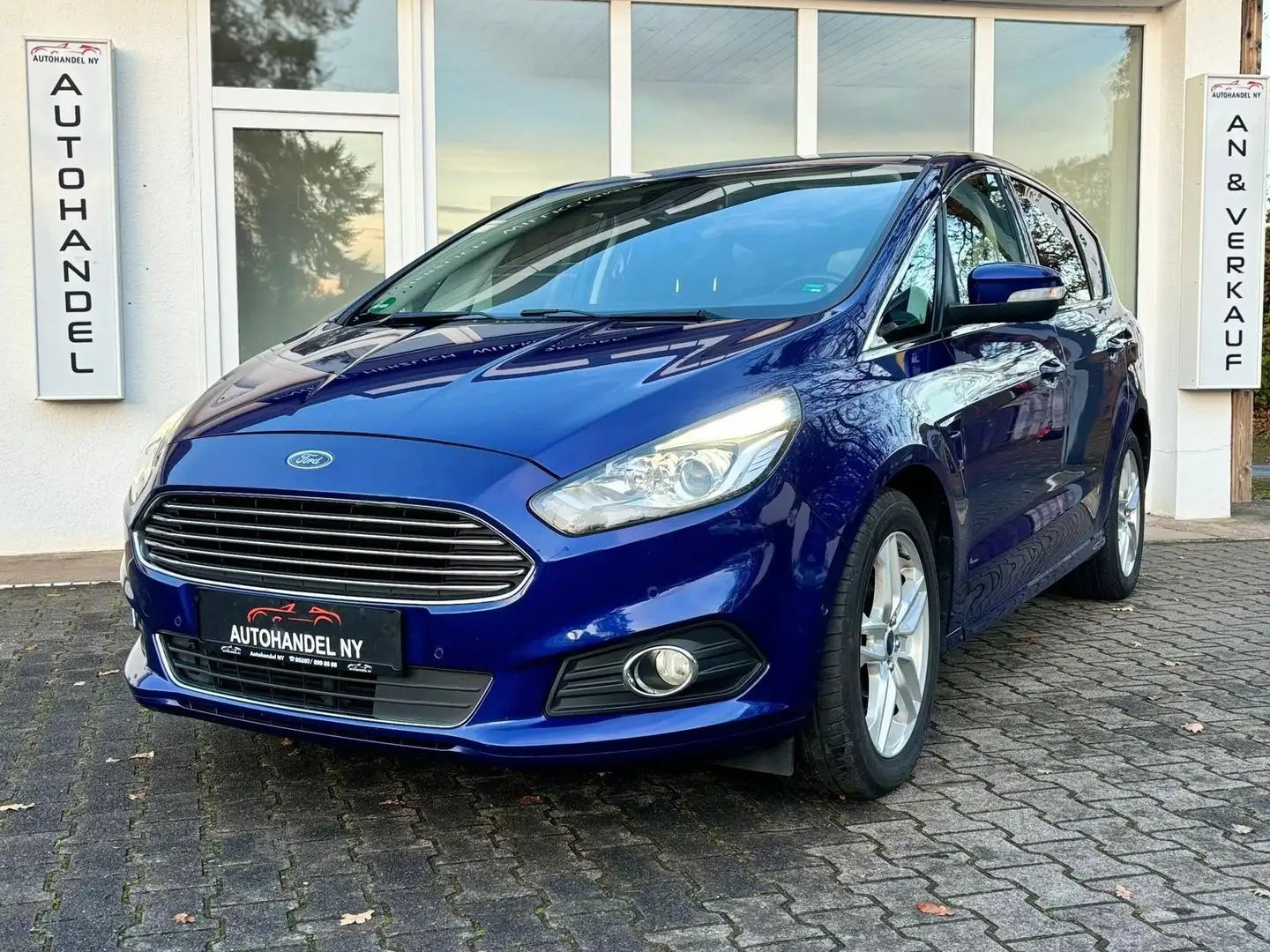Ford S-Max Ford S-max 2.0 TDCi Titanium, 7-Sitzer,AHK,Keyless Bleu - 2