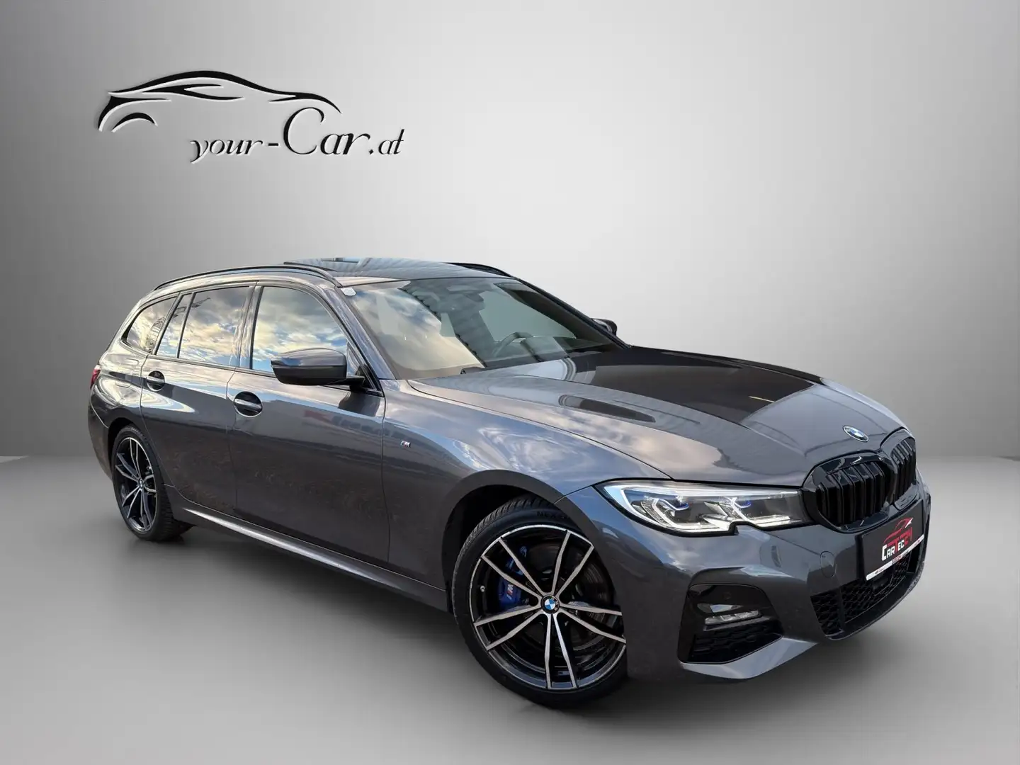 BMW 330 e Touring xDrive M Sport *PANO, LASER, ACC, AHK* Grau - 1